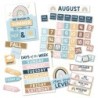 Hadley Designs Boho Circle Time Bulletin Board Calendar for Classroom