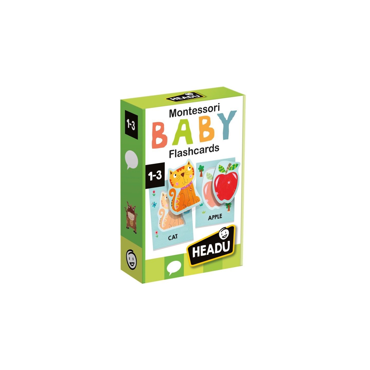Headu Montessori Baby Flashcards, Ages 1-3