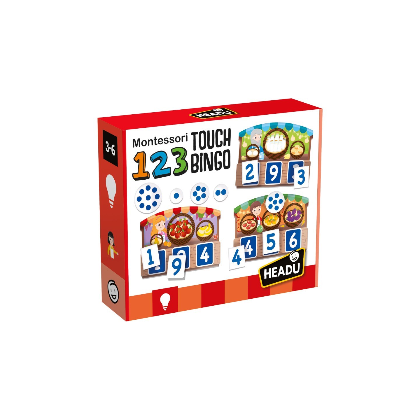 Headu 123 Montessori Touch Bingo