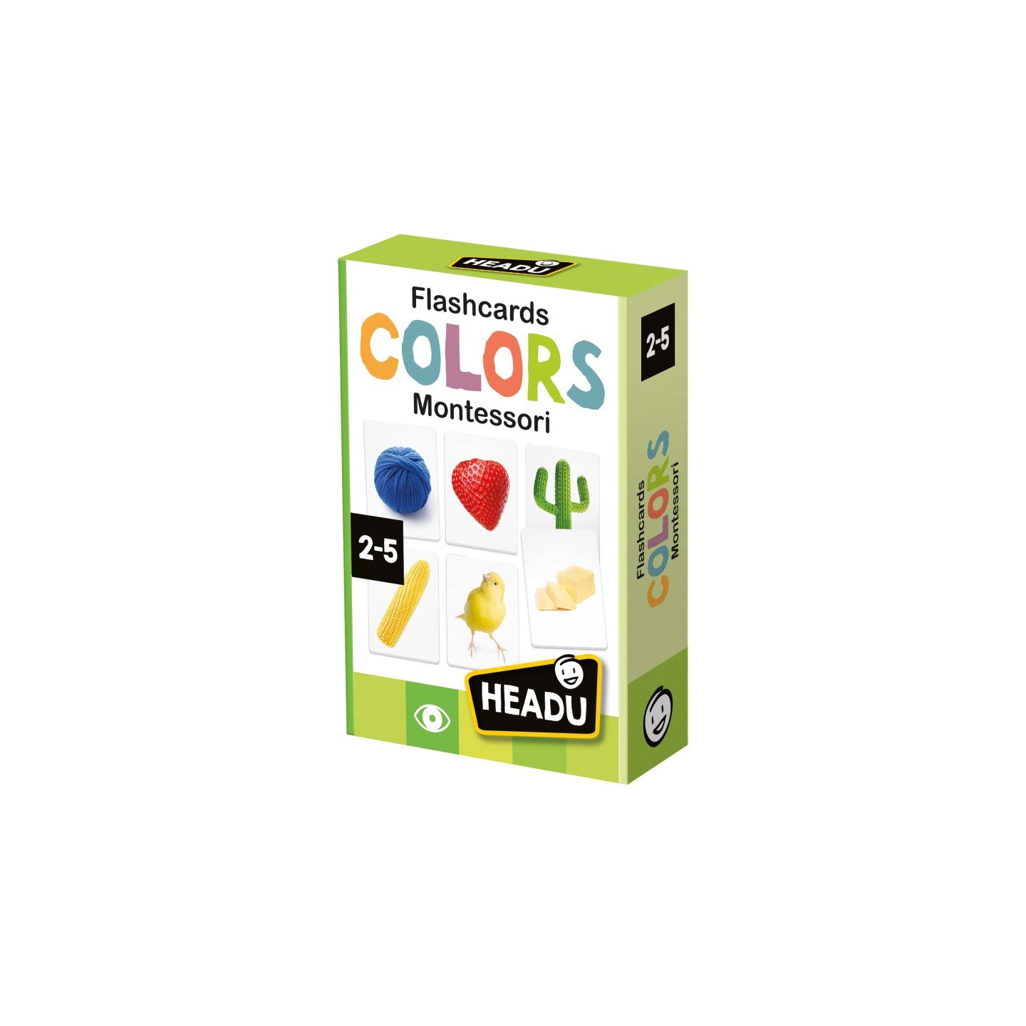 Headu Colors Flash Cards Montessori, Ages 2-5
