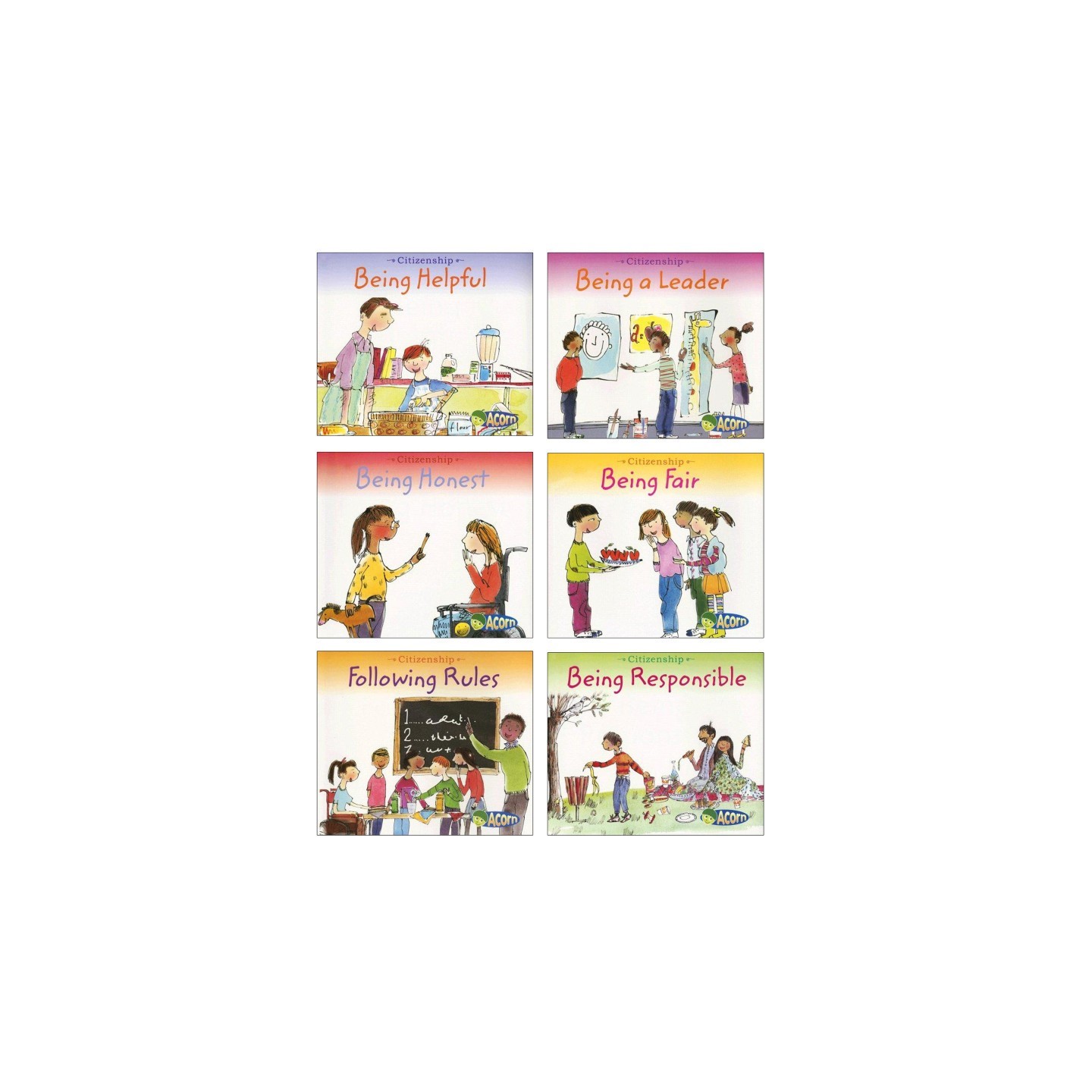 Acorn Citizenship Book Set, Set of 6