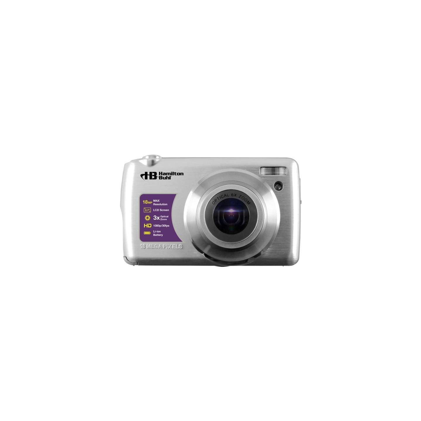 HamiltonBuhl® VividPro 18 MP, 8x Zoom Lens Digital Camera