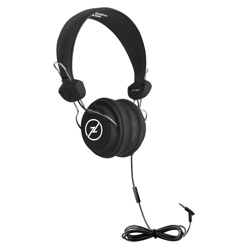 HamiltonBuhl® TRRS Headset with In-Line Microphone - Black