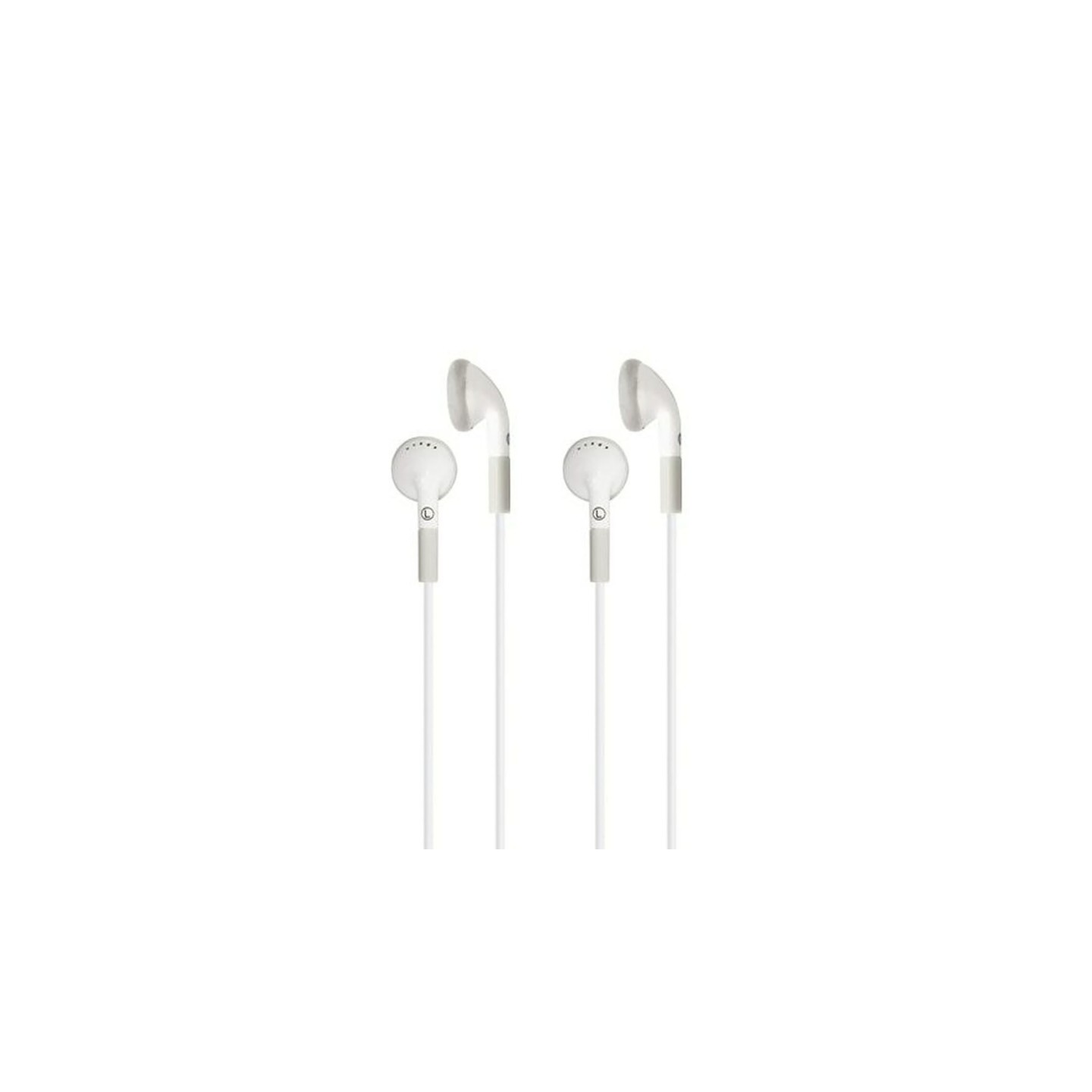 HamiltonBuhl® Ear Buds, In-Line Microphone and Play/Pause Control, Pack of 2