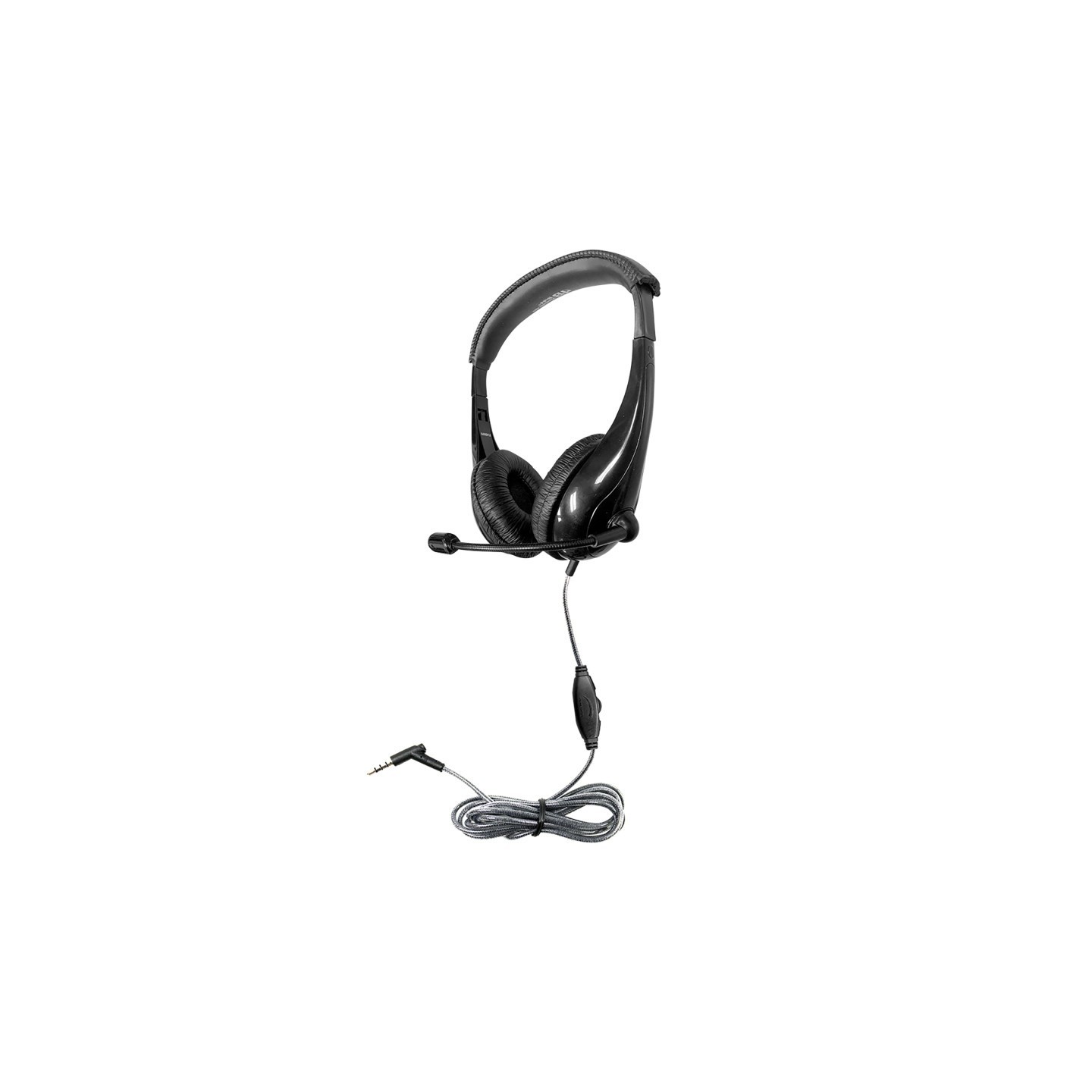 HamiltonBuhl® Motiv8 TRRS Classroom Headset with Gooseneck Mic and In-line Volume Control