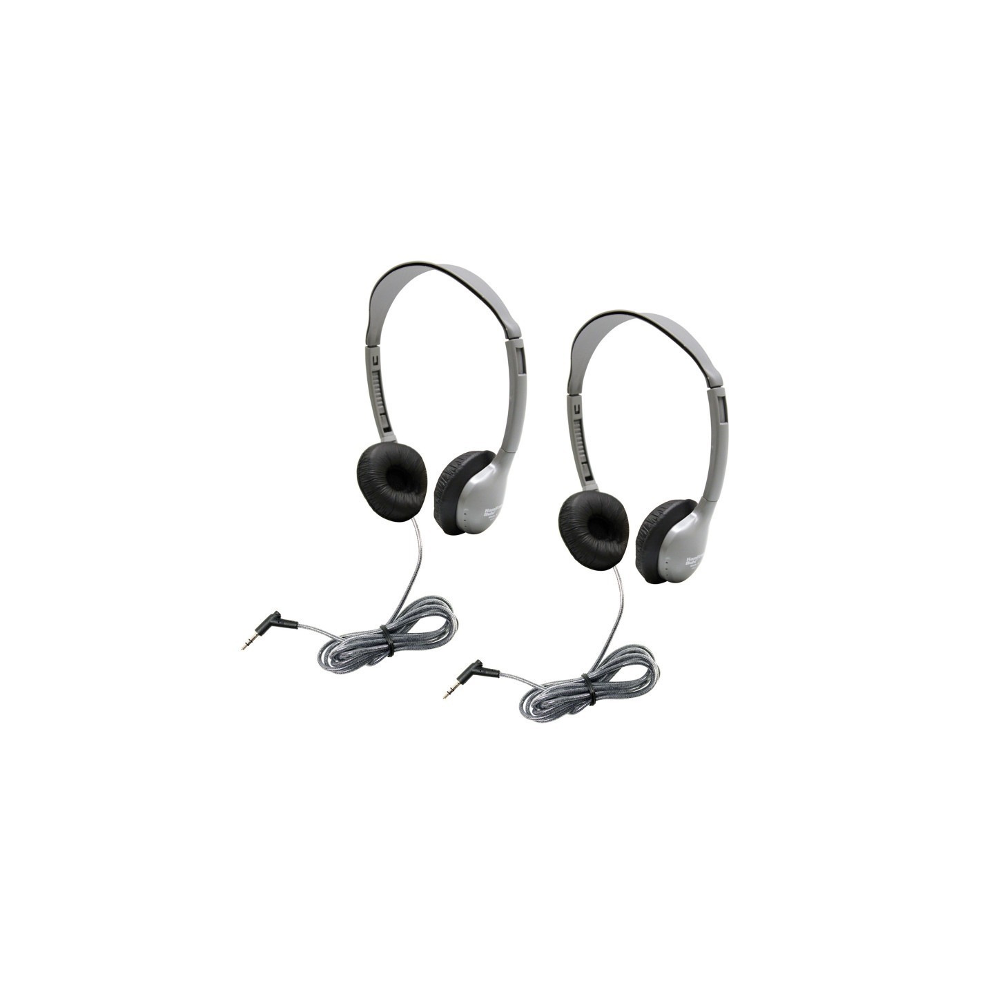 HamiltonBuhl® SchoolMate™ Personal Stereo Headphone with Leatherette Cushions, Pack of 2