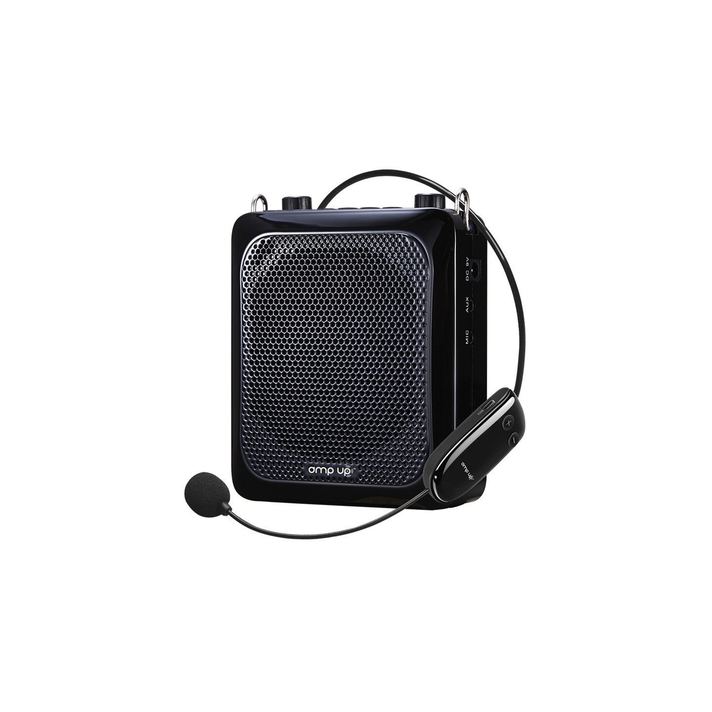 HamiltonBuhl® Amp-Up™ Personal UHF Voice Amplifier with Wireless Microphone – up to 40 Channels without Interference!