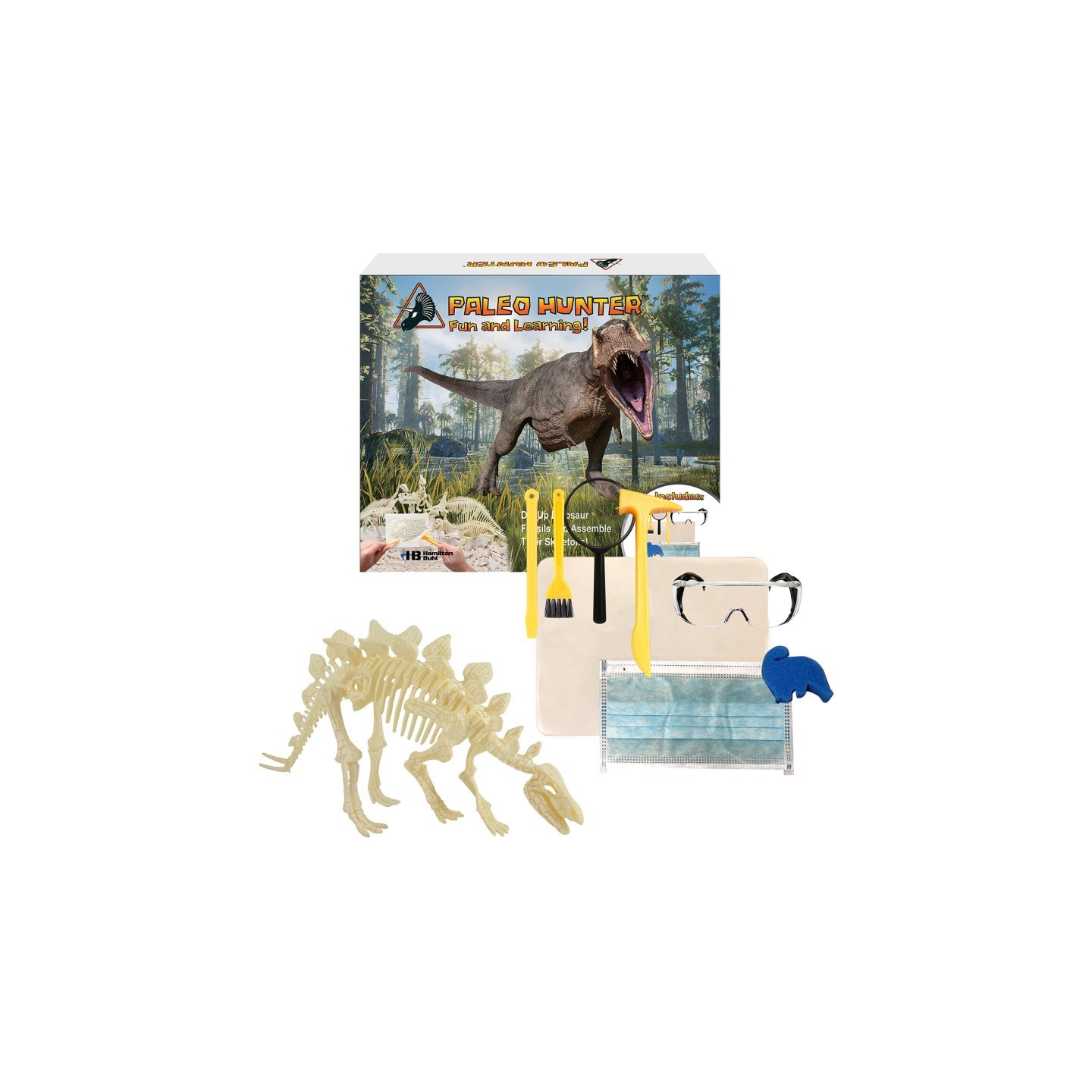 HamiltonBuhl® Paleo Hunter™ Dig Kit for STEAM Education - Stegosaurus