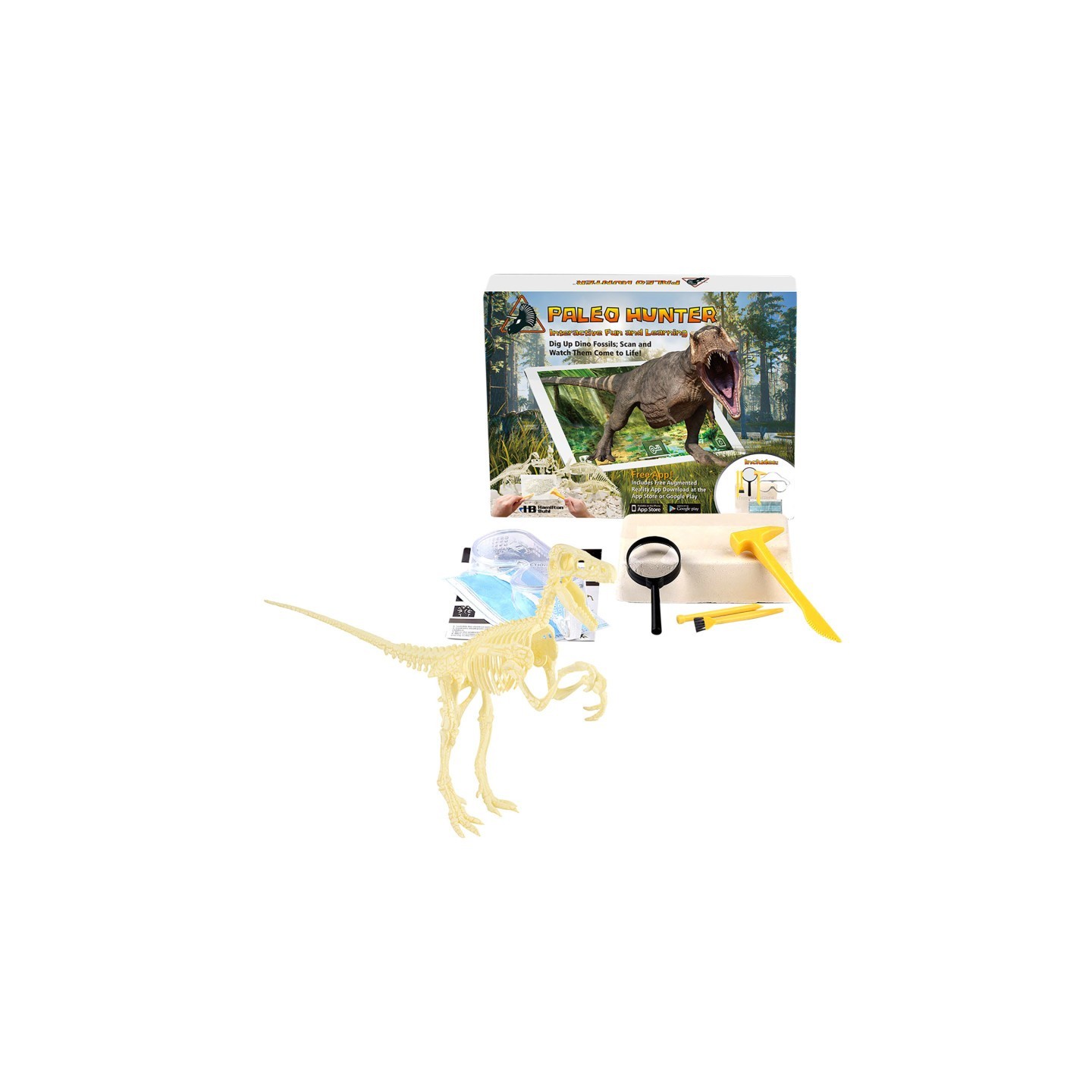 HamiltonBuhl® Paleo Hunter™ Dig Kit for STEAM Education - Velociraptor Rex