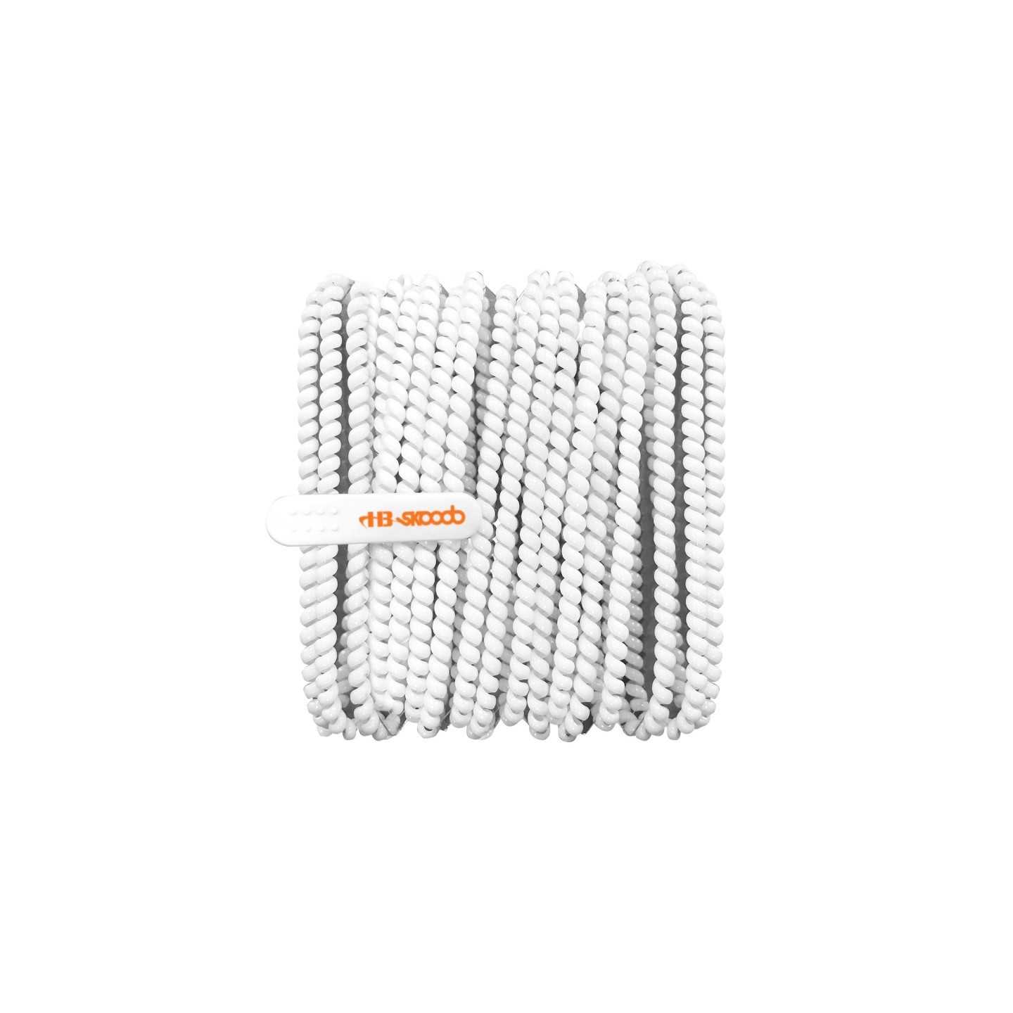 HamiltonBuhl® Skooob Tangle Free Earbud Covers - Moon White