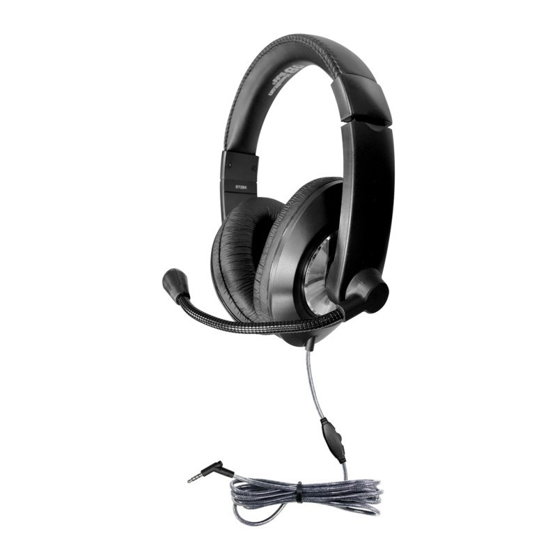 HamiltonBuhl® Smart-Trek Deluxe Stereo Headset with In-Line Volume Control and USB Plug