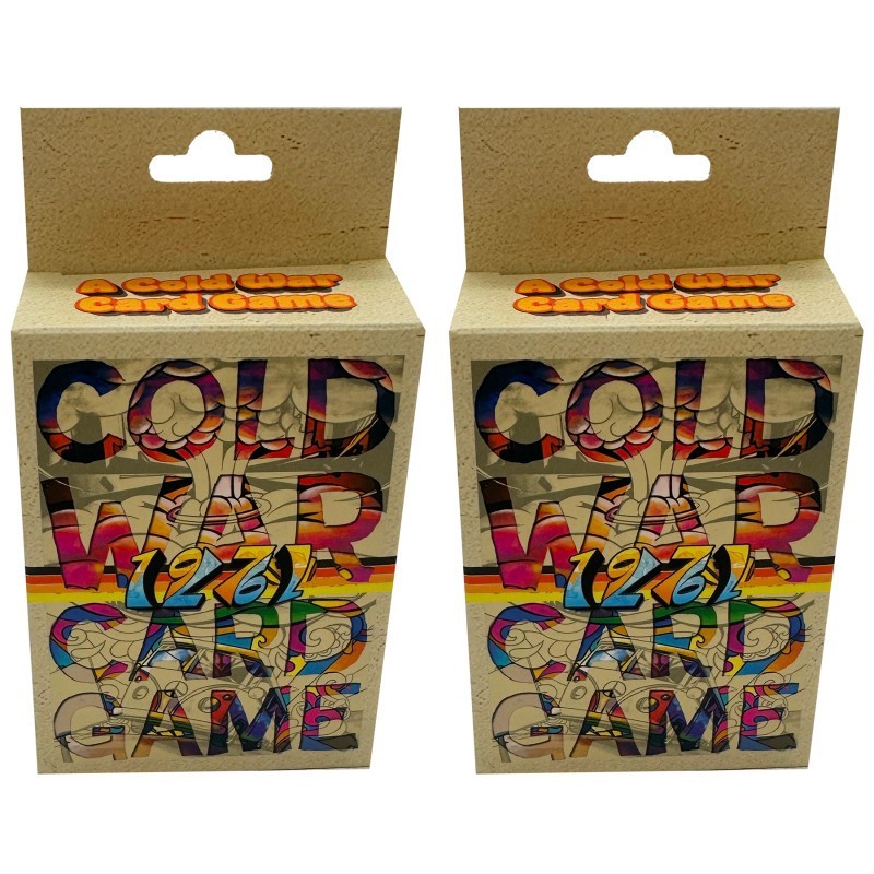 House Fish Balloon 1971: A Cold War Card Game Travel Box, Pack of 2
