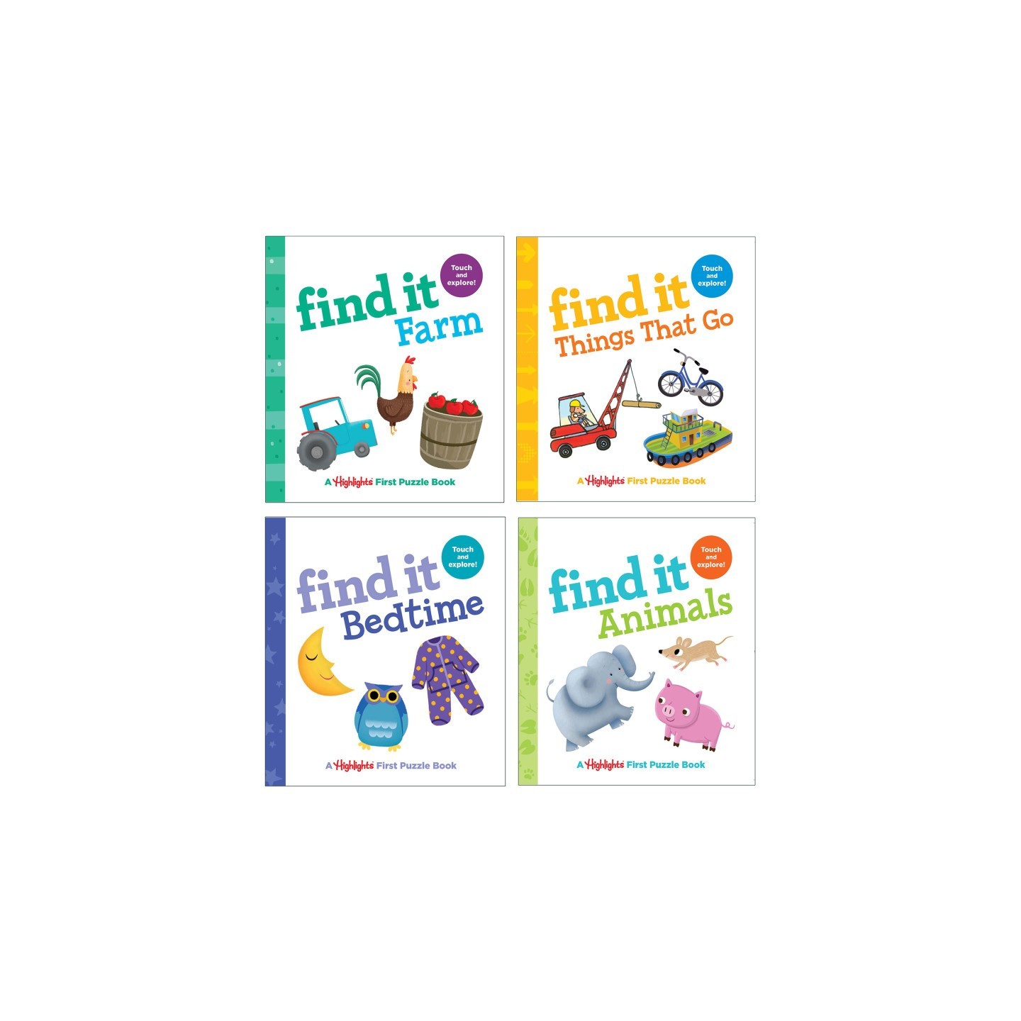 Highlights™ Find It Board Books, Set of 4