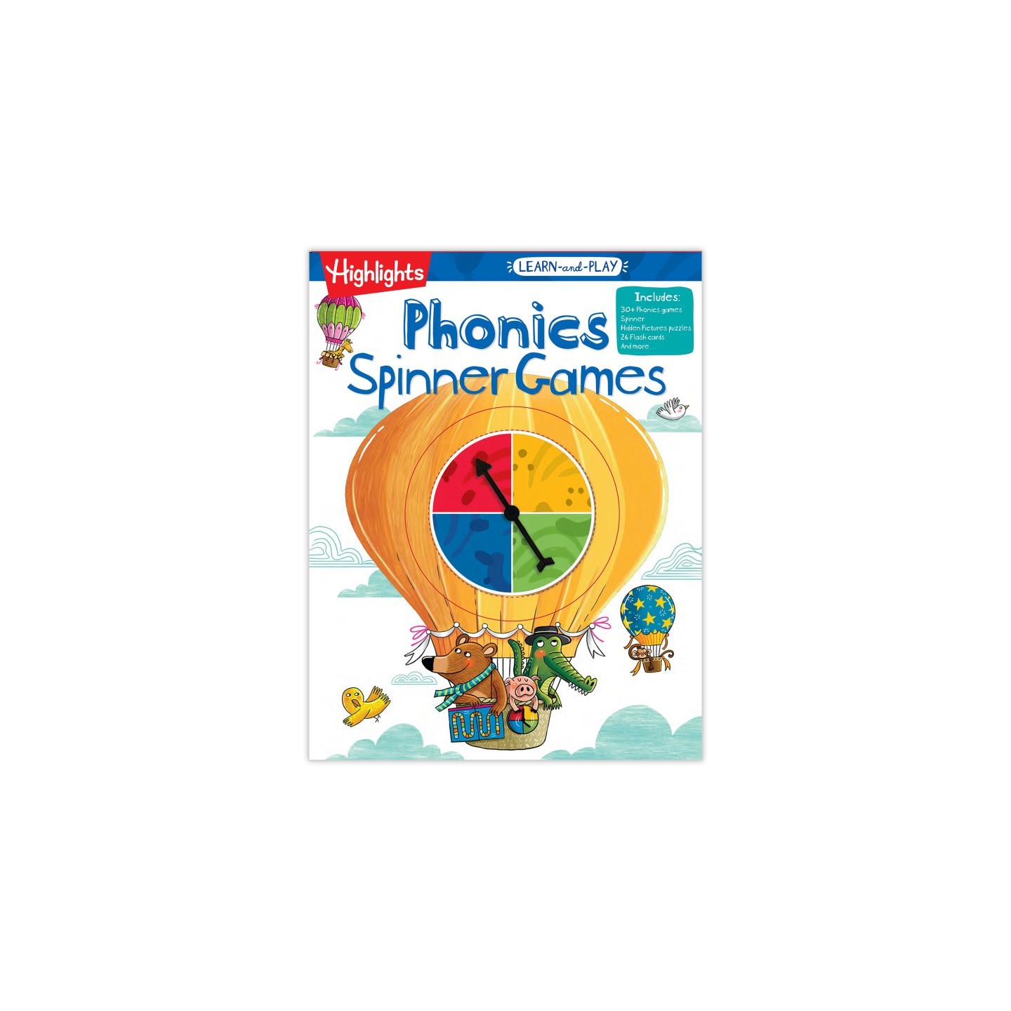 Highlights™ Learn-and-Play Phonics Spinner Games
