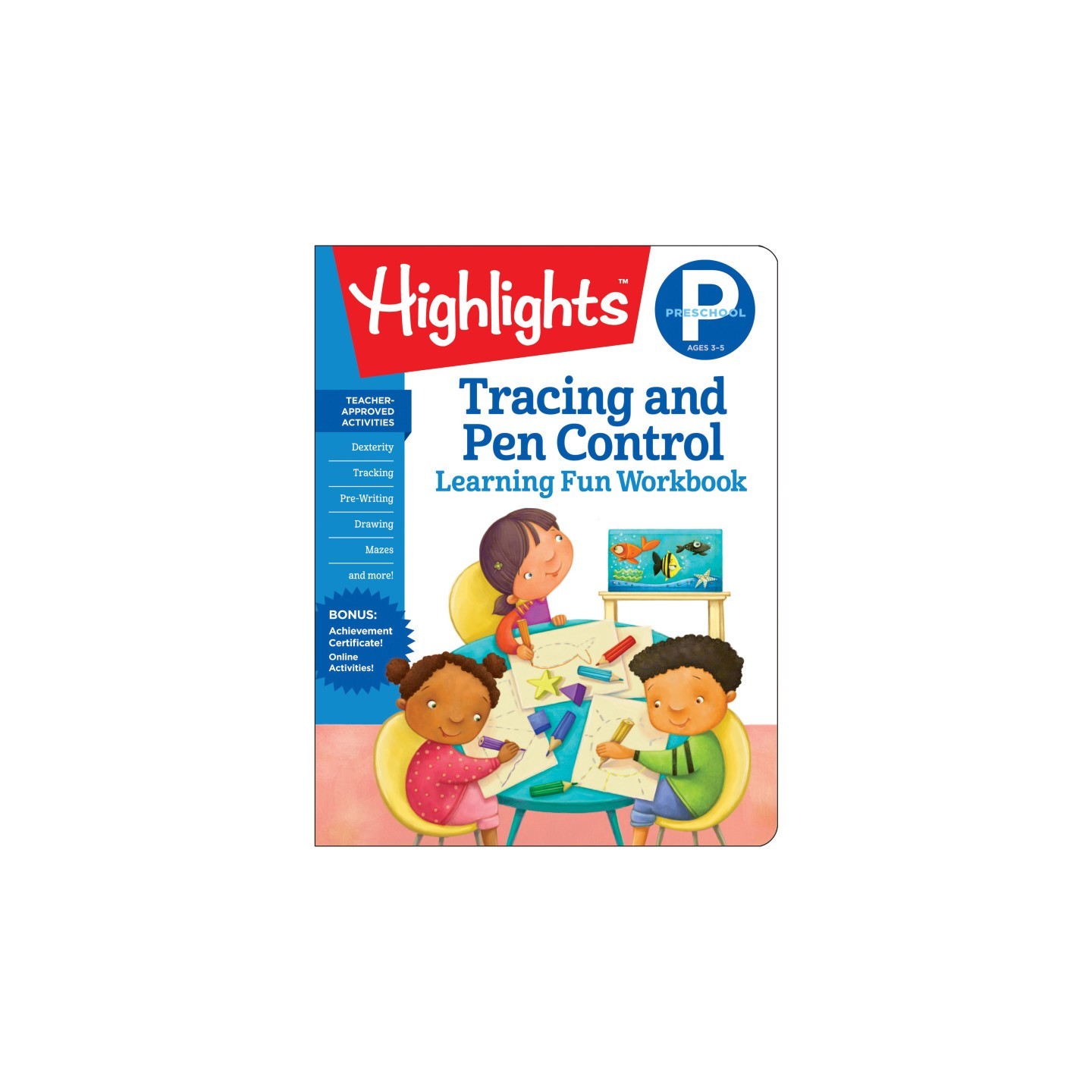 Highlights™ Learning Fun Workbooks, Preschool Tracing and Pen Control