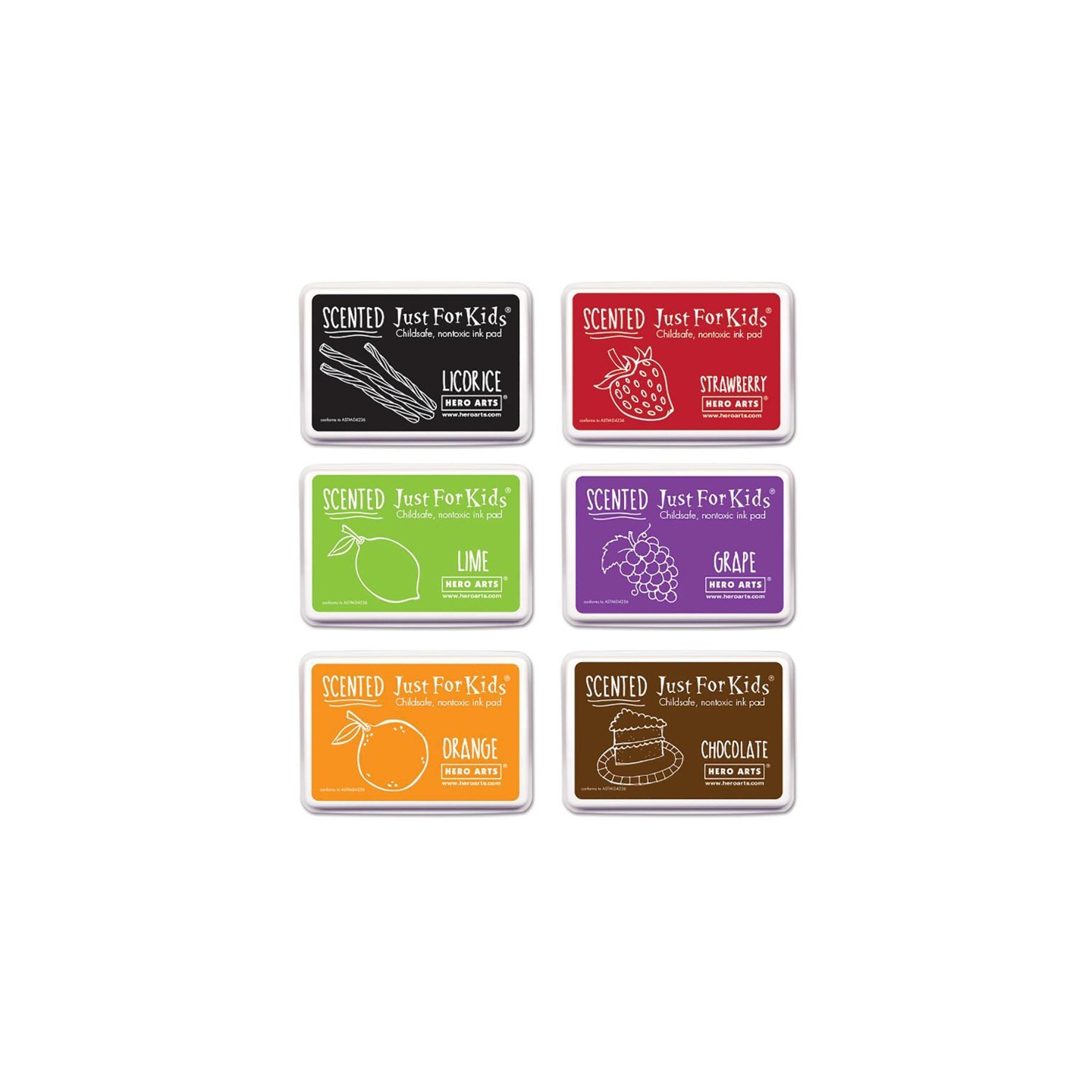 Hero Arts® Just for Kids® Scented Ink Pad Bundle, Pack of 6