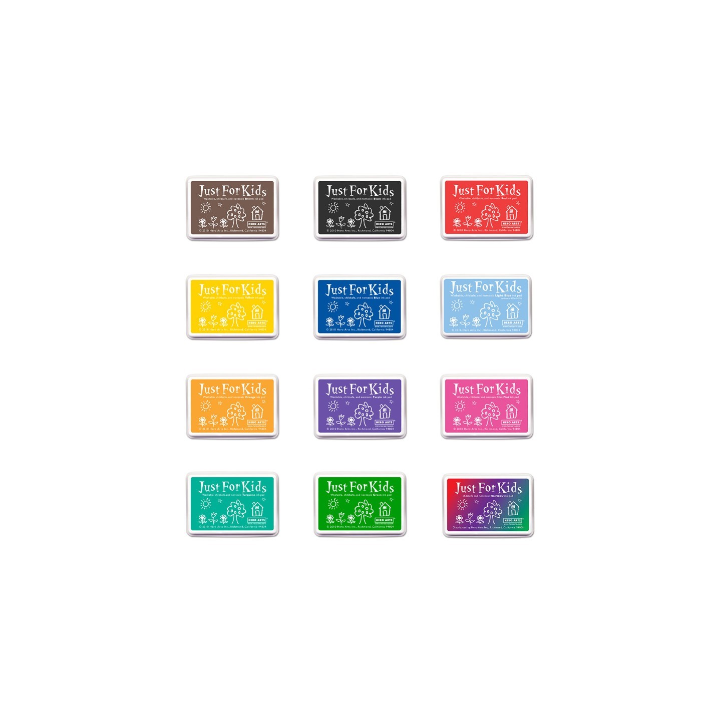 Hero Arts® Just for Kids® Get Them All Ink Pad Bundle, Pack of 12