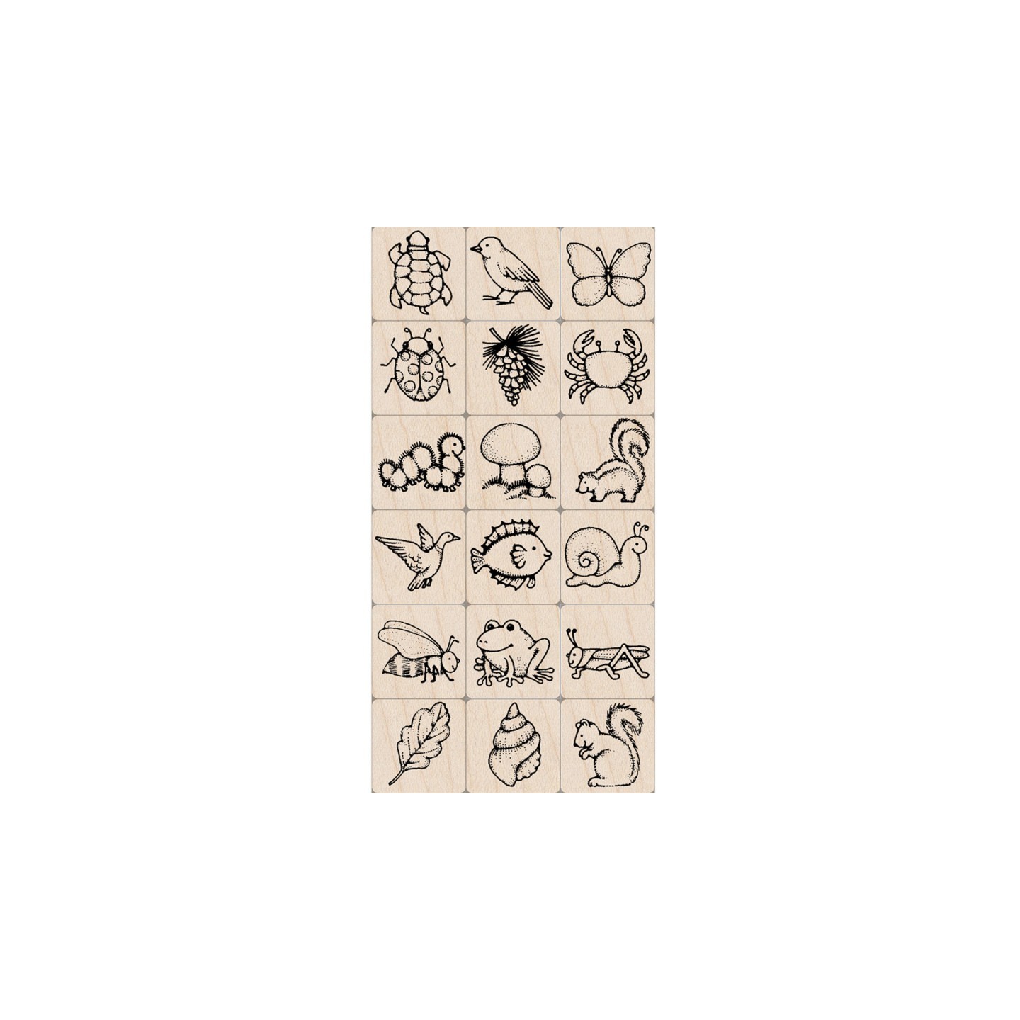 Hero Arts® Ink 'n' Stamp Nature Stamps, Set of 18