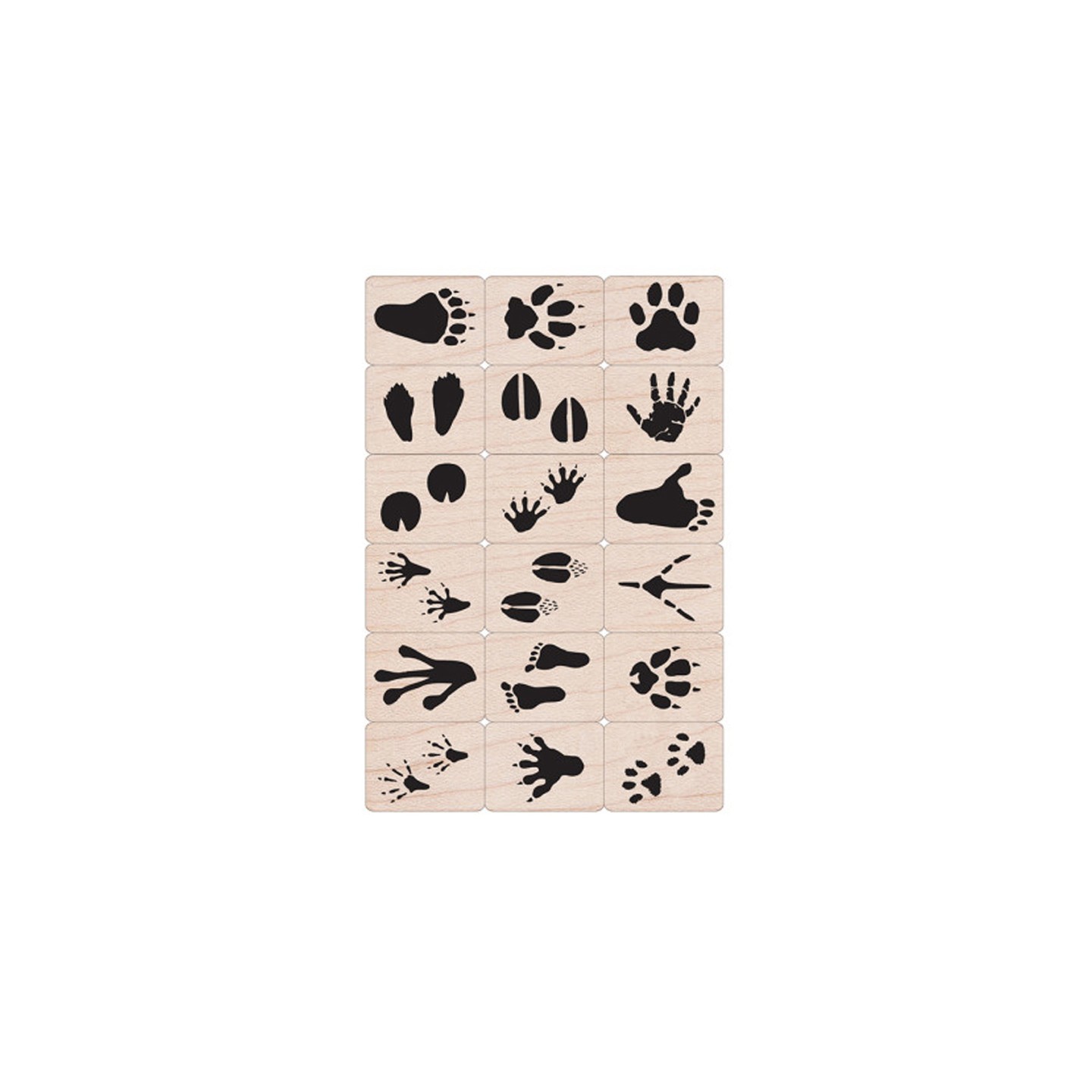 Hero Arts® Ink 'n' Stamp Animal Prints Stamps, Set of 18