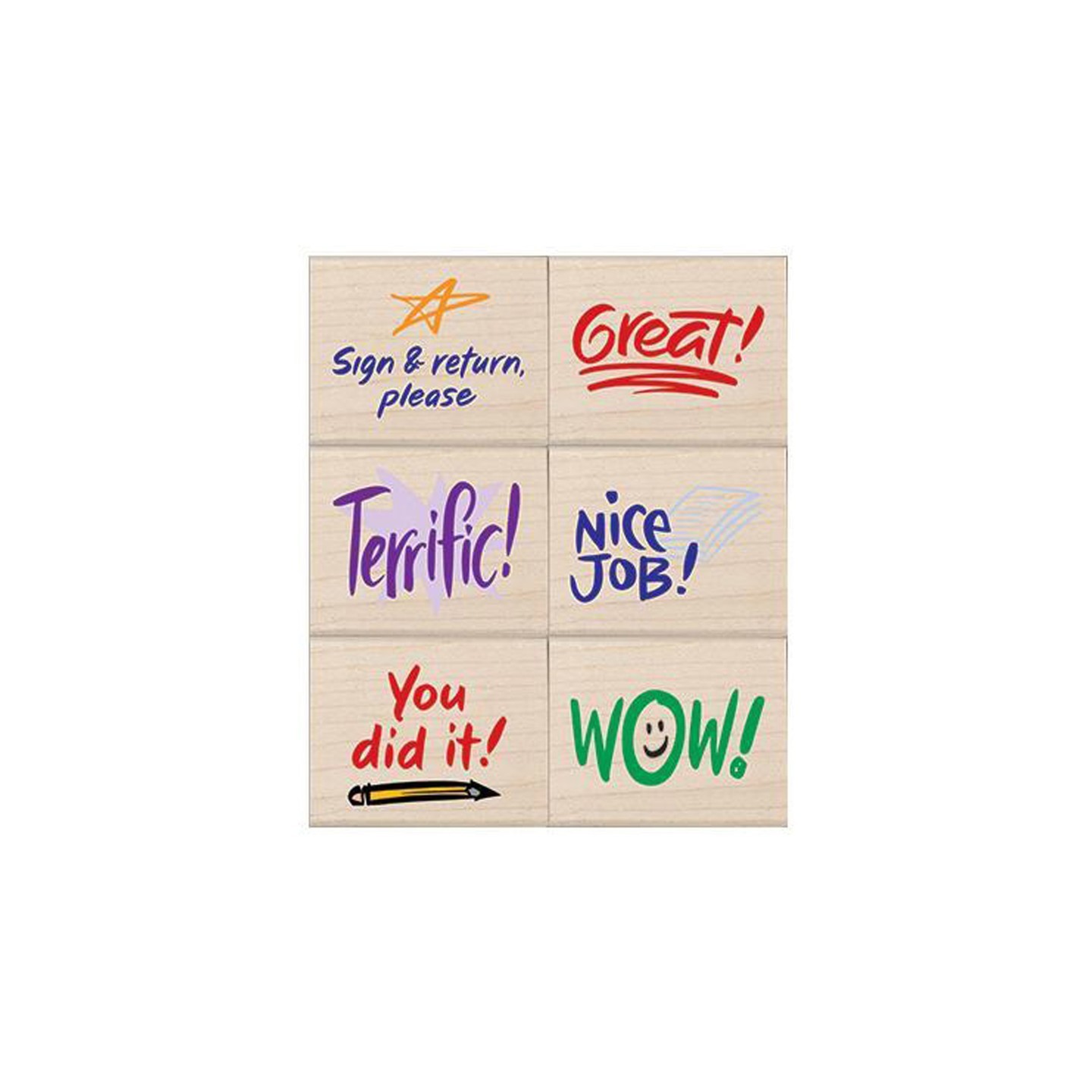 Hero Arts® Stamps of Approval, Set of 6