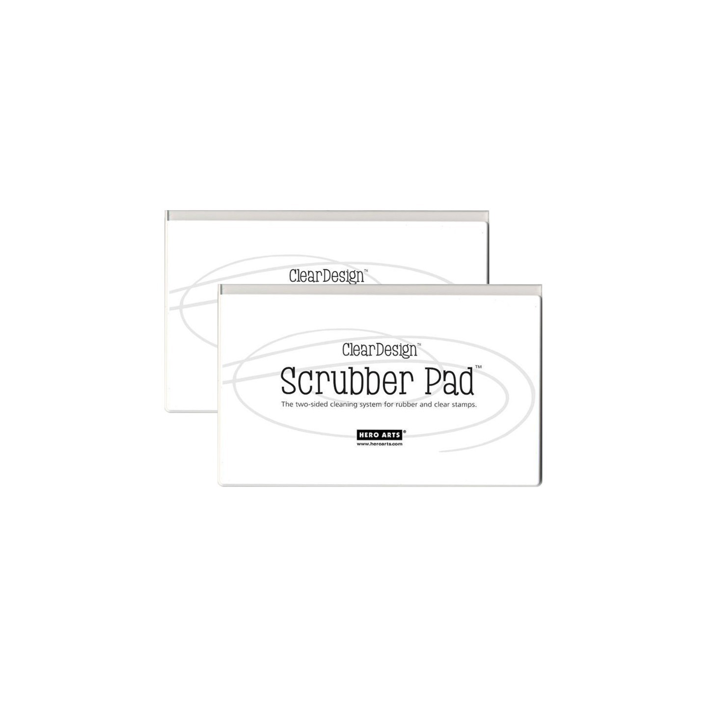 Hero Arts® Clear Design Scrubber Pad, Pack of 2