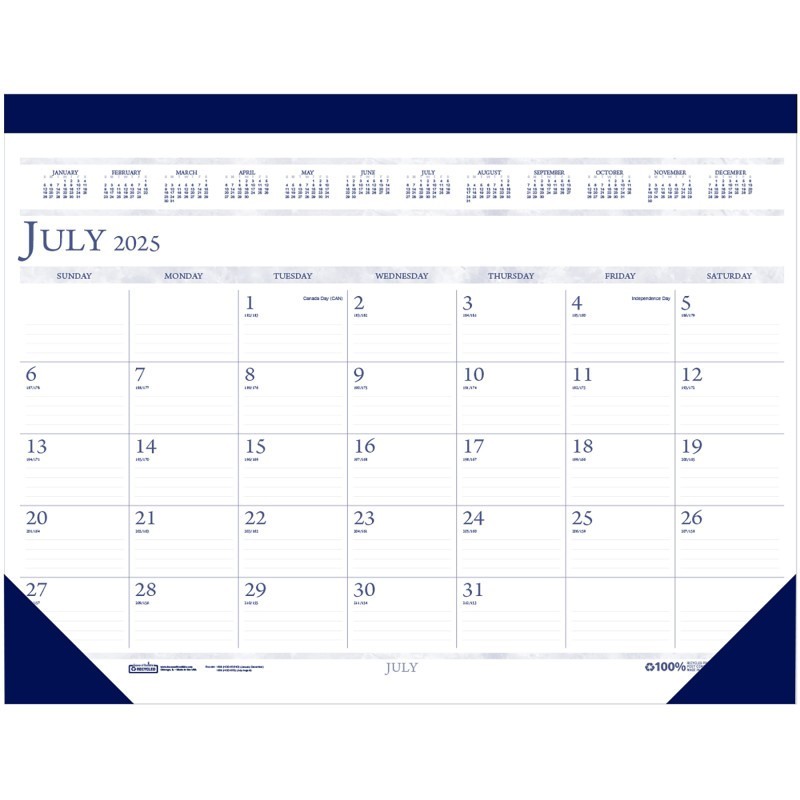 House of Doolittle® Academic Desk Pad, 18 1/2" x 13"