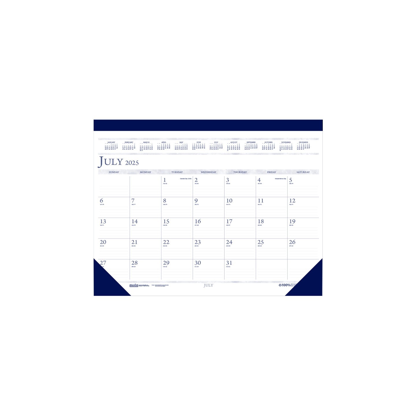 House of Doolittle® Academic Desk Pad, 18 1/2" x 13"