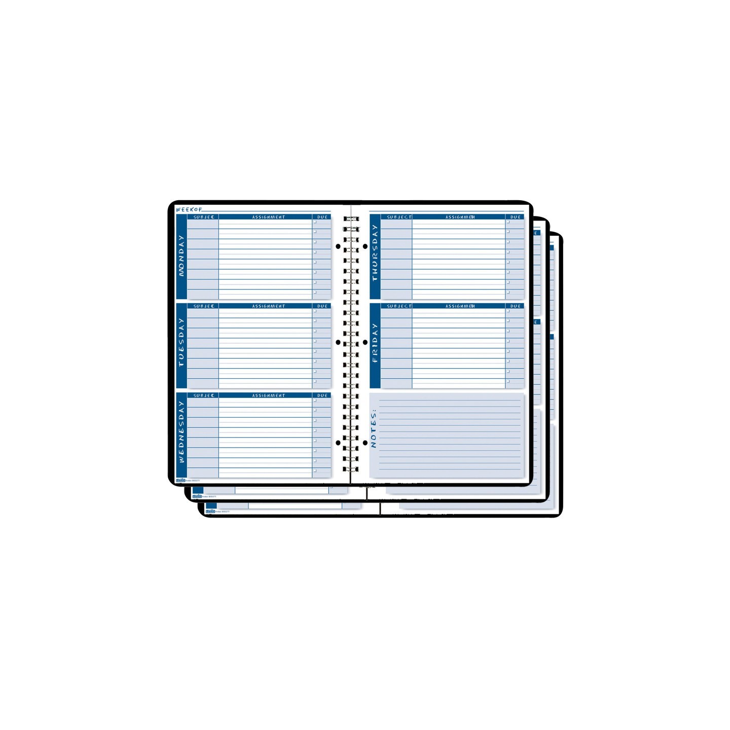 House of Doolittle® Non-Dated Student Planner/Assignment Book, Pack of 3