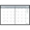 House of Doolittle® Monthly Calendar Planner, 2 Year, Black, 8-1/2" x 11"