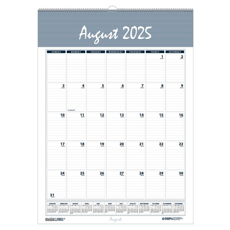 House of Doolittle® Bar Harbor Academic Wall Calendar, 12" x 17"