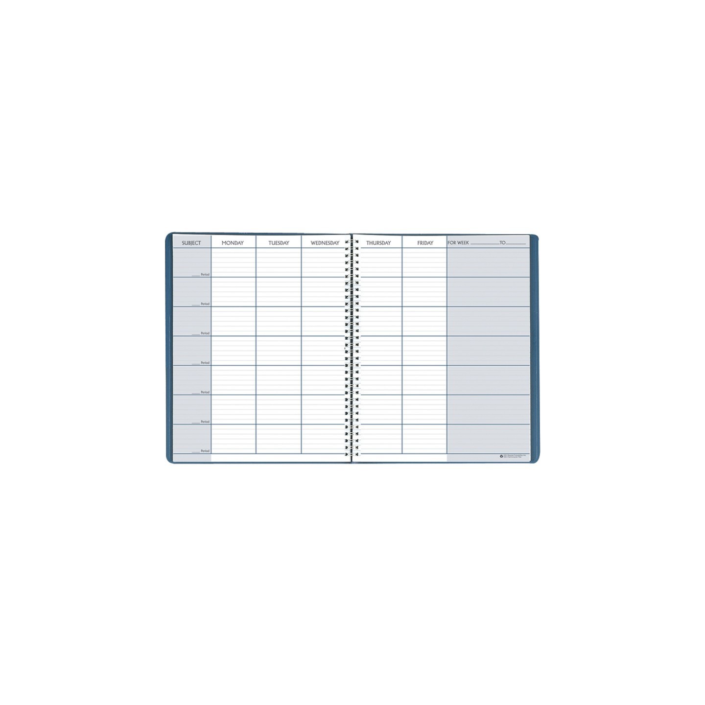 House of Doolittle® Teachers Planner, Blue, 8-1/2" x 11", Pack of 2