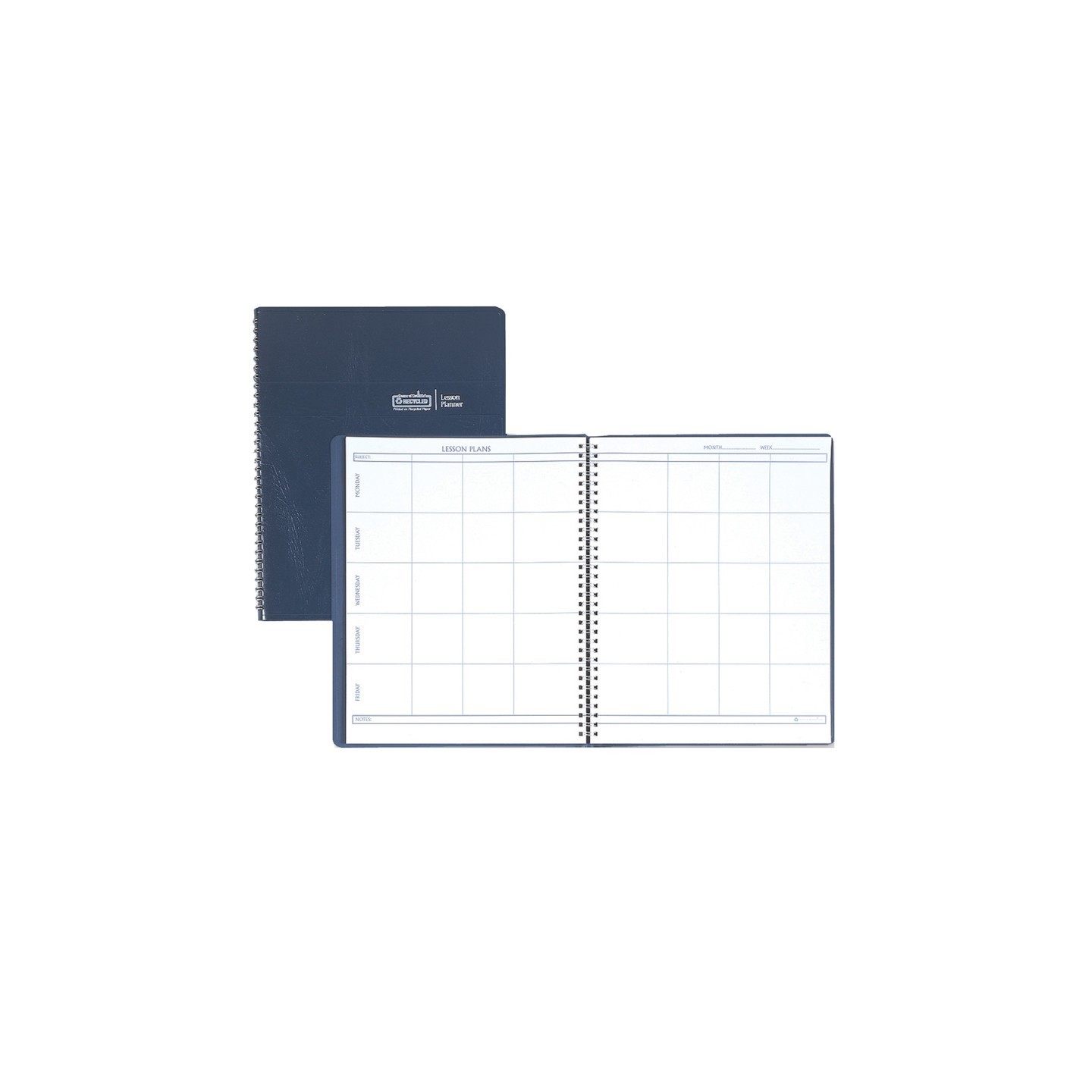 House of Doolittle® Recycled Lesson Planner, Blue, 8.5 x 11 Inches