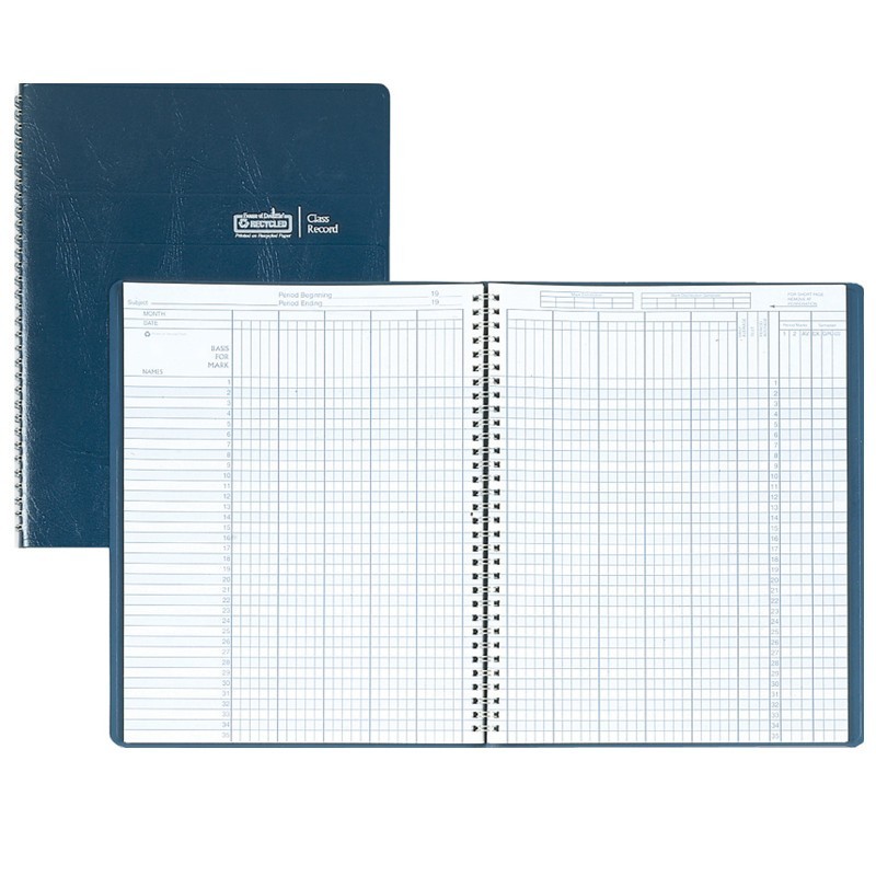 House of Doolittle® Class Record Book, 9-10 Weeks, Blue, Pack of 2