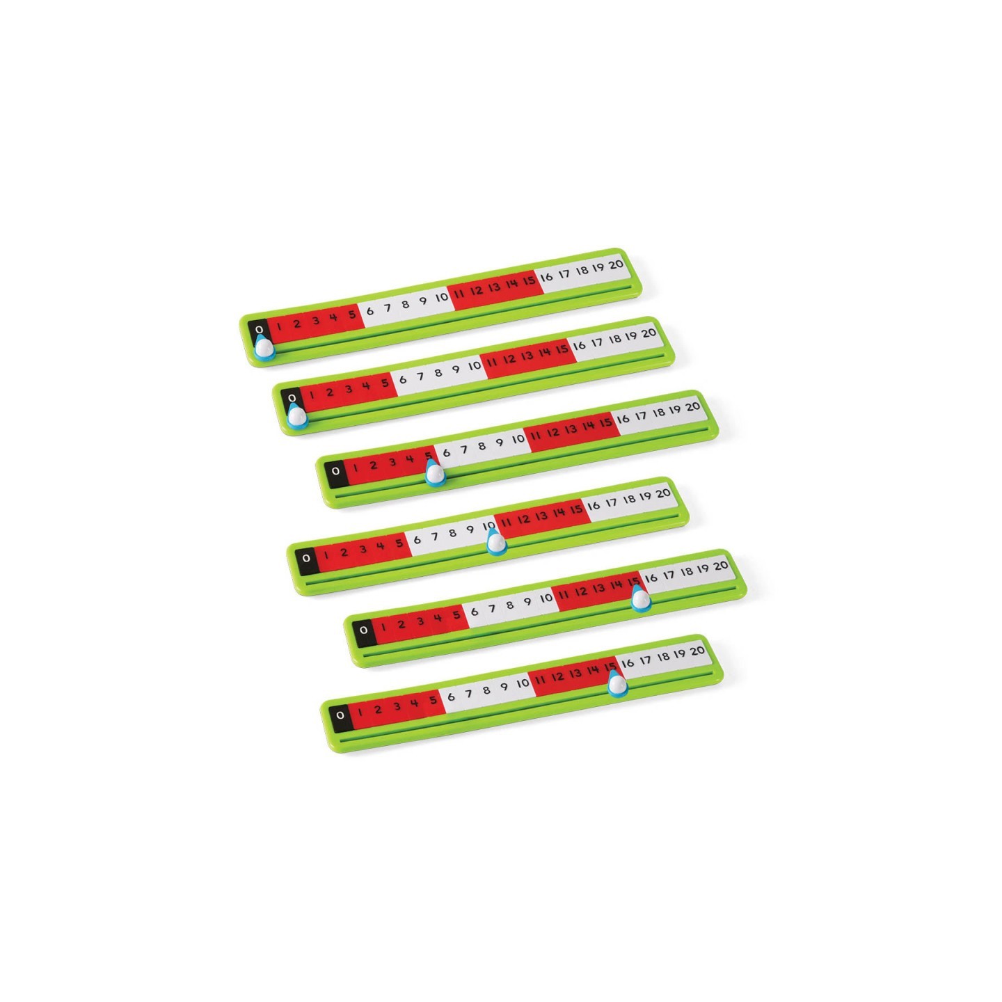 Hand2Mind Number Path Rekenrek, Pack of 6
