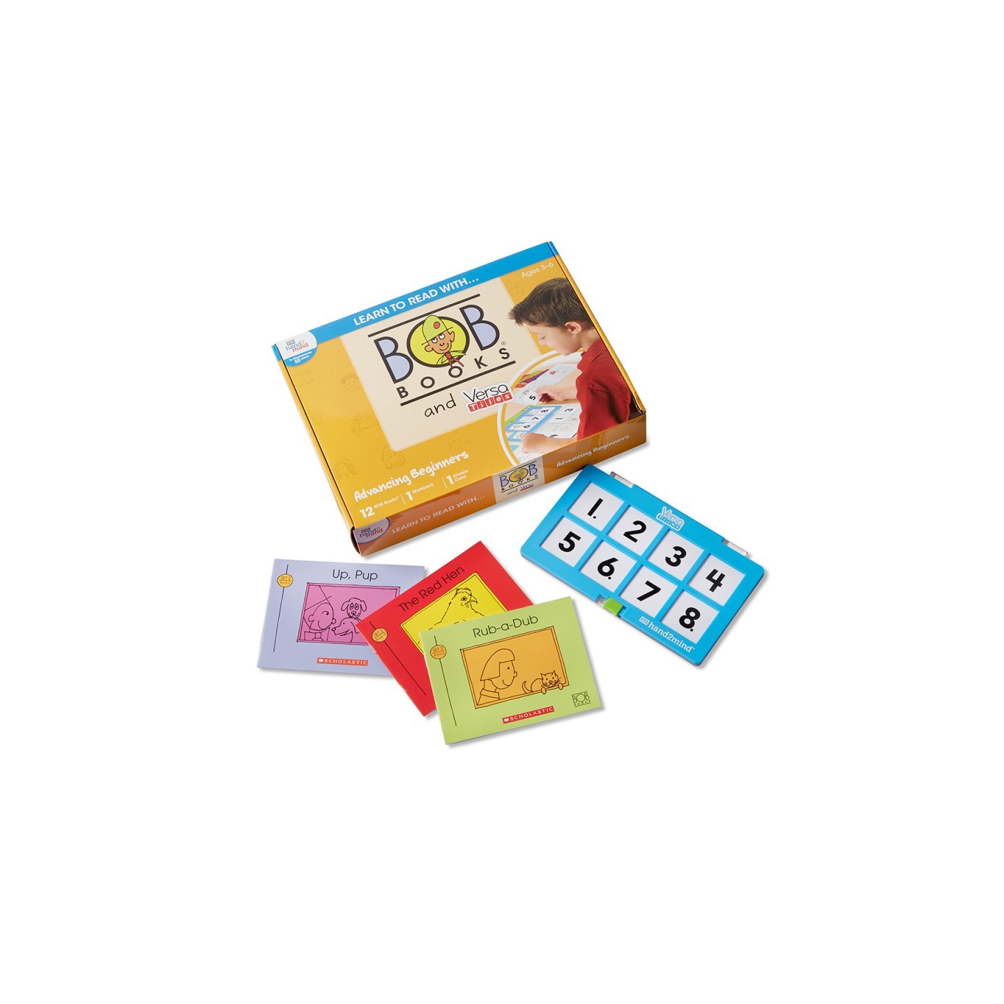 Hand2Mind Learn to Read With Bob Books® and VersaTiles® Advancing Beginners Set