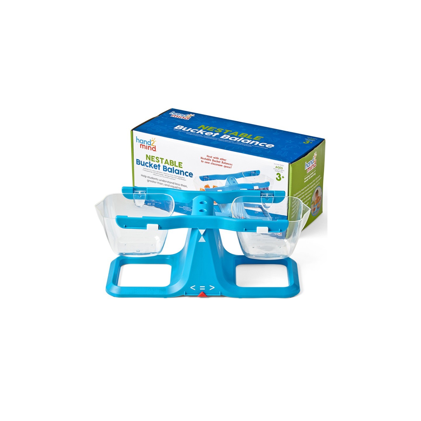 Hand2Mind Nestable Bucket Balance, Single