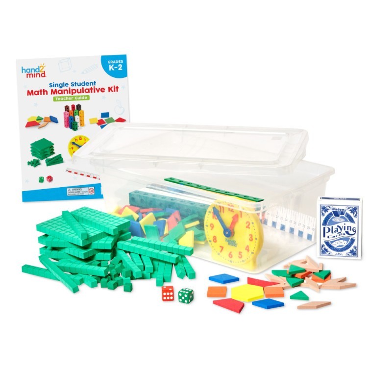 Hand2Mind Individual Student Manipulative Kits, Grades K-2, Set of 4