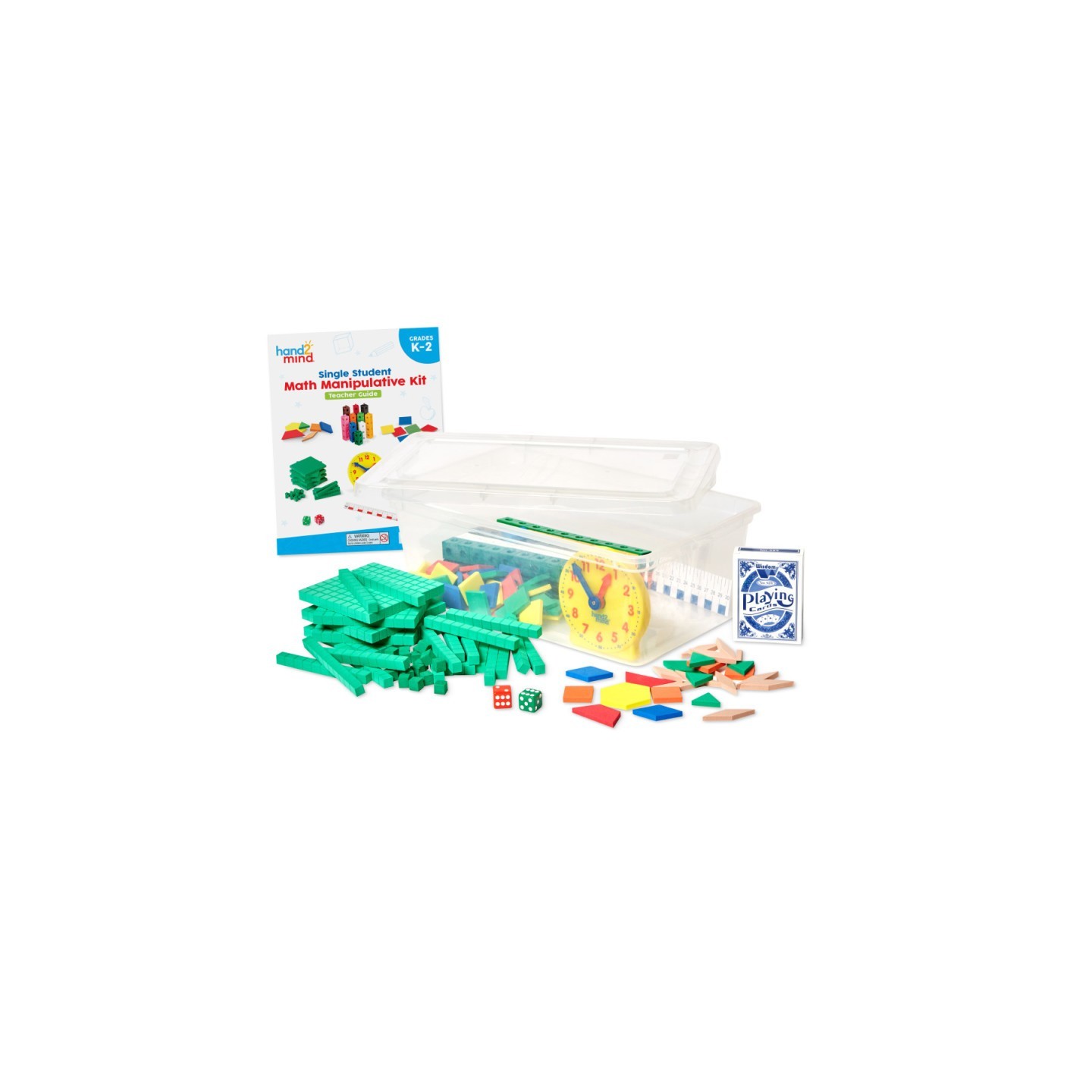 Hand2Mind Individual Student Manipulative Kits, Grades K-2, Set of 4
