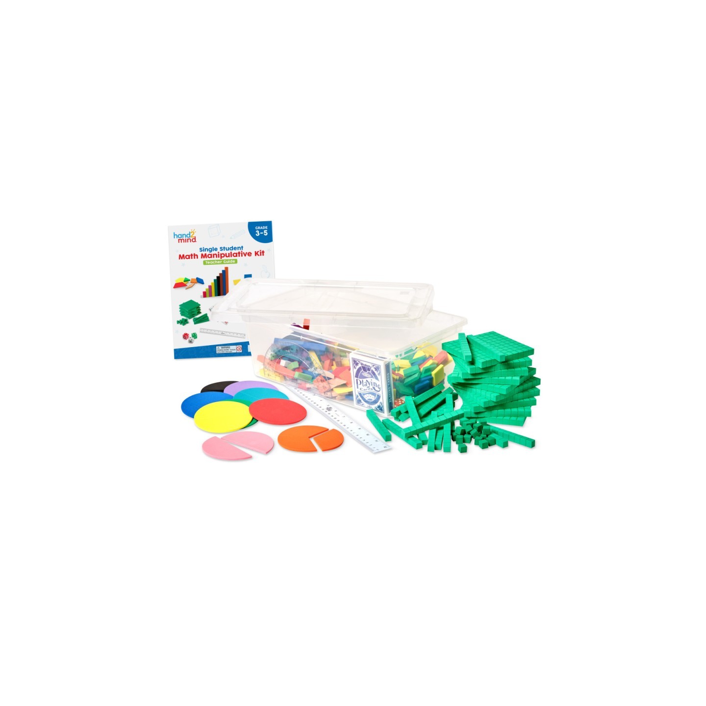 Hand2Mind Individual Student Manipulative Kits, Grades 3-5, Set of 4