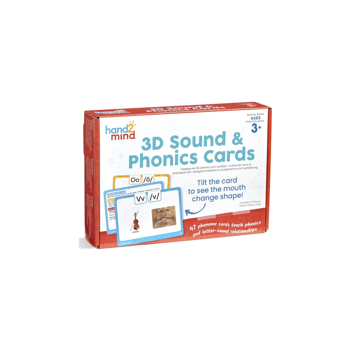 Hand2Mind 3D Sound and Phonics Cards