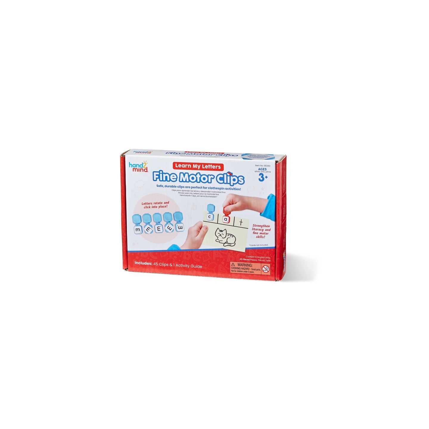 Hand2Mind Learn My Letters Fine Motor Clips