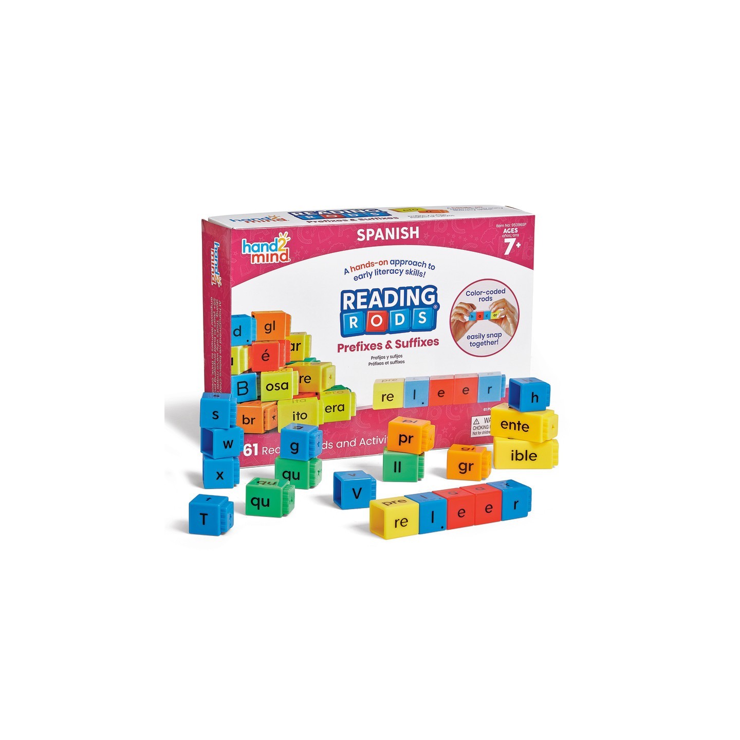 Hand2Mind Reading Rods® in Spanish, Prefixes & Suffixes