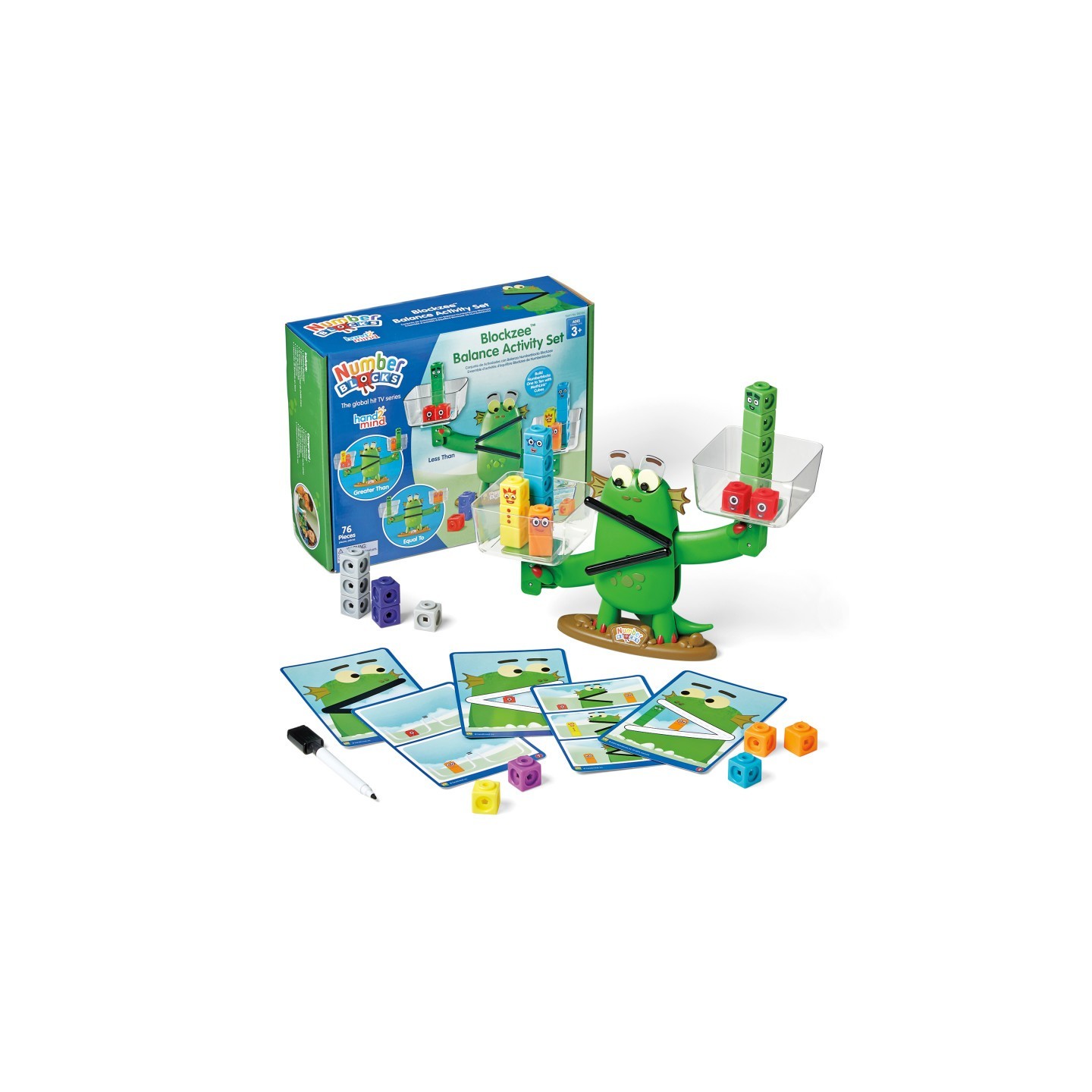 Hand2Mind Numberblocks Blockzilla Balance Activity Set