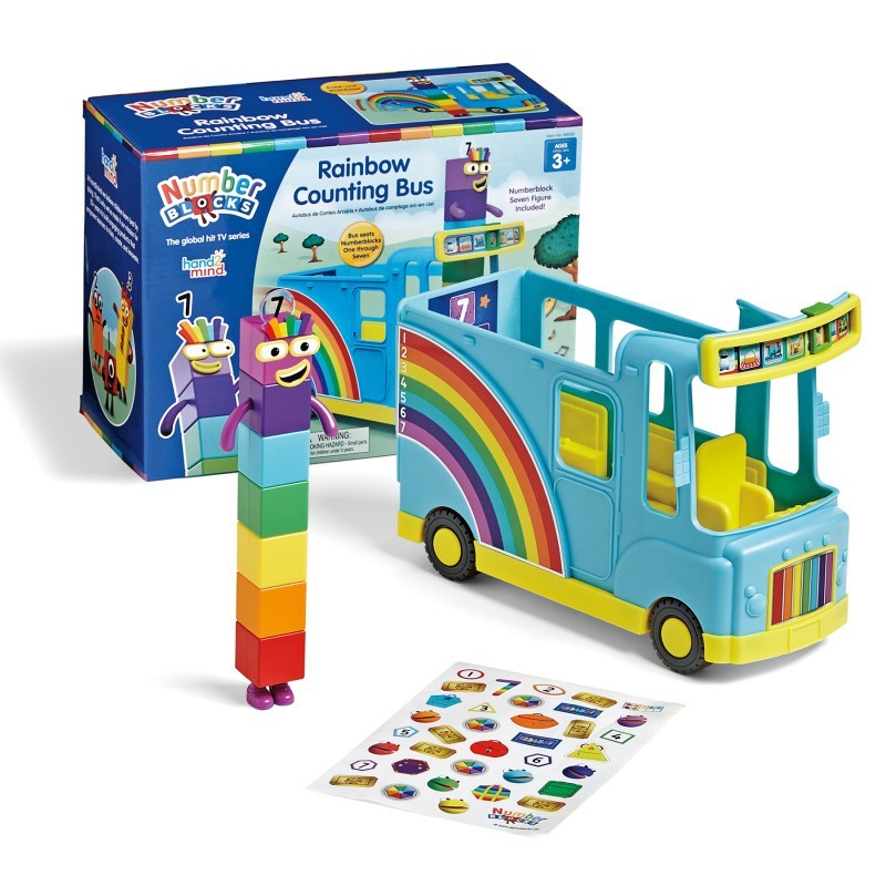 Hand2Mind Numberblocks Rainbow Counting Bus