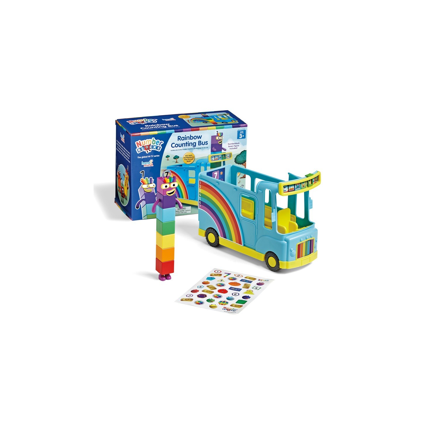Hand2Mind Numberblocks Rainbow Counting Bus