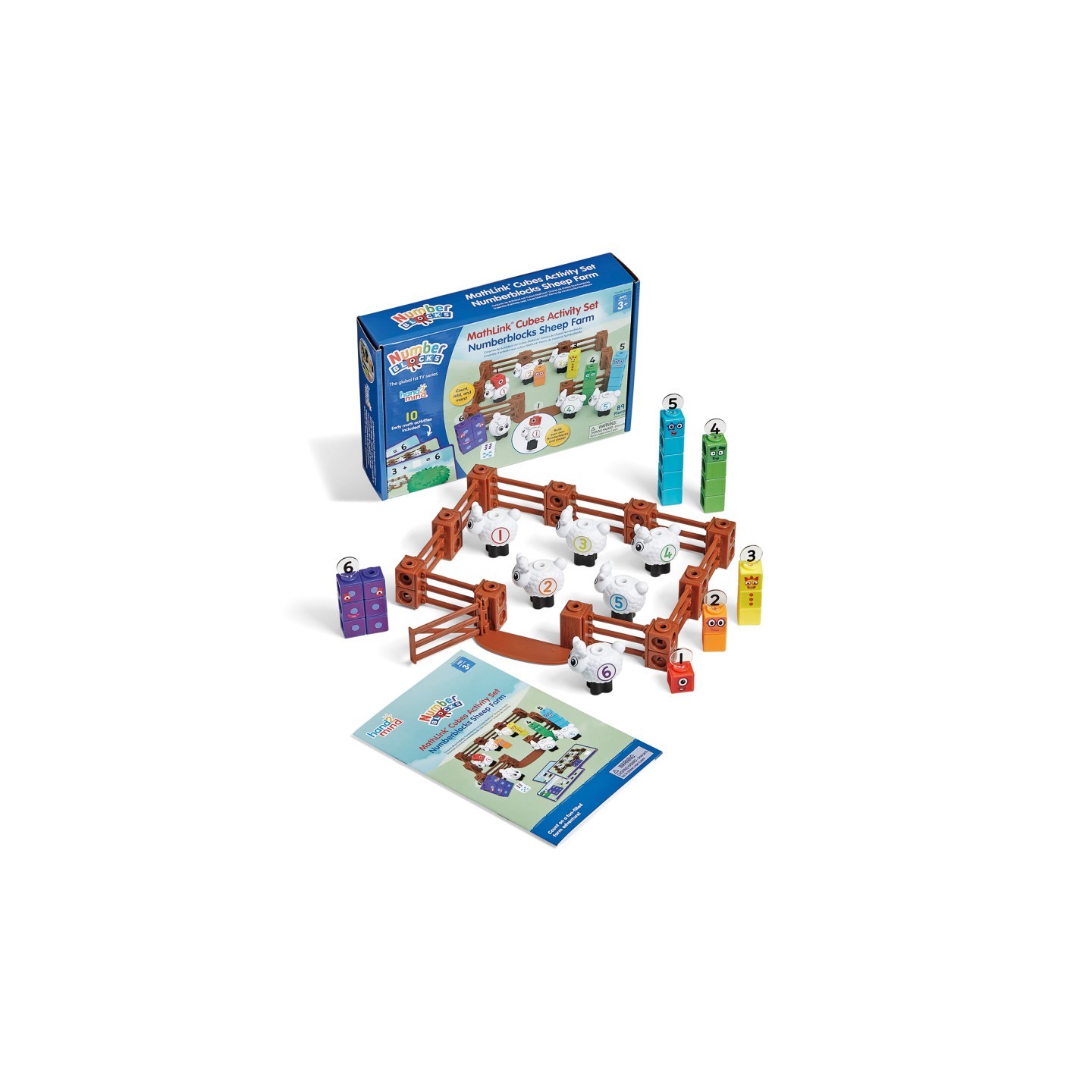Hand2Mind MathLink® Cubes Activity Set Numberblocks® Sheep Farm