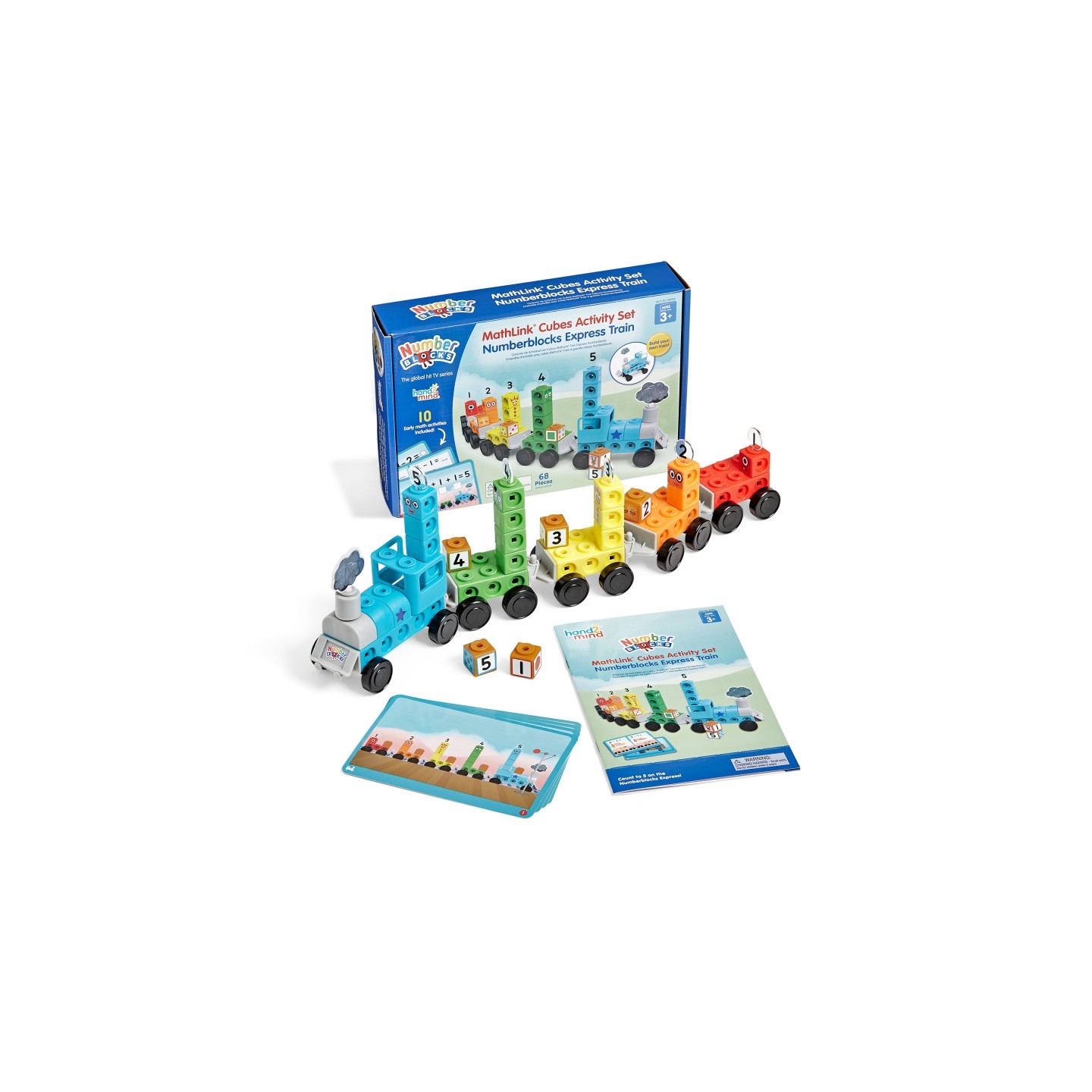 Hand2Mind MathLink® Cubes Activity Set Numberblocks® Express Train
