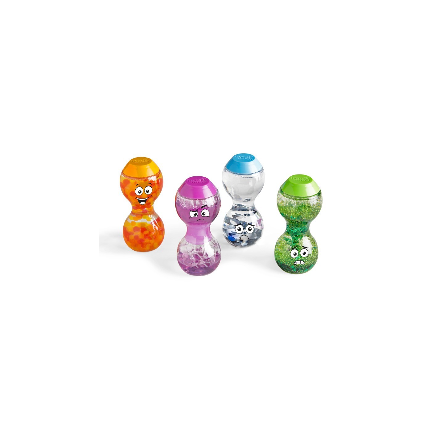 Hand2Mind Express Your Feelings™ Sensory Bottles - Excited, Nervous, Lonely, and Impatient