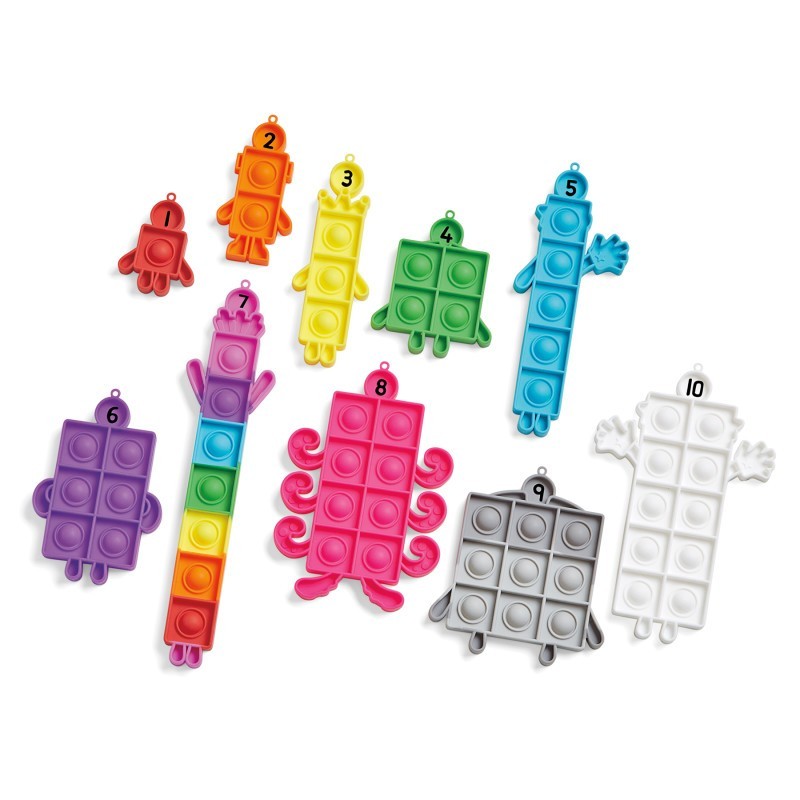 Hand2Mind Numberblocks™ Sensory Bubble Poppers
