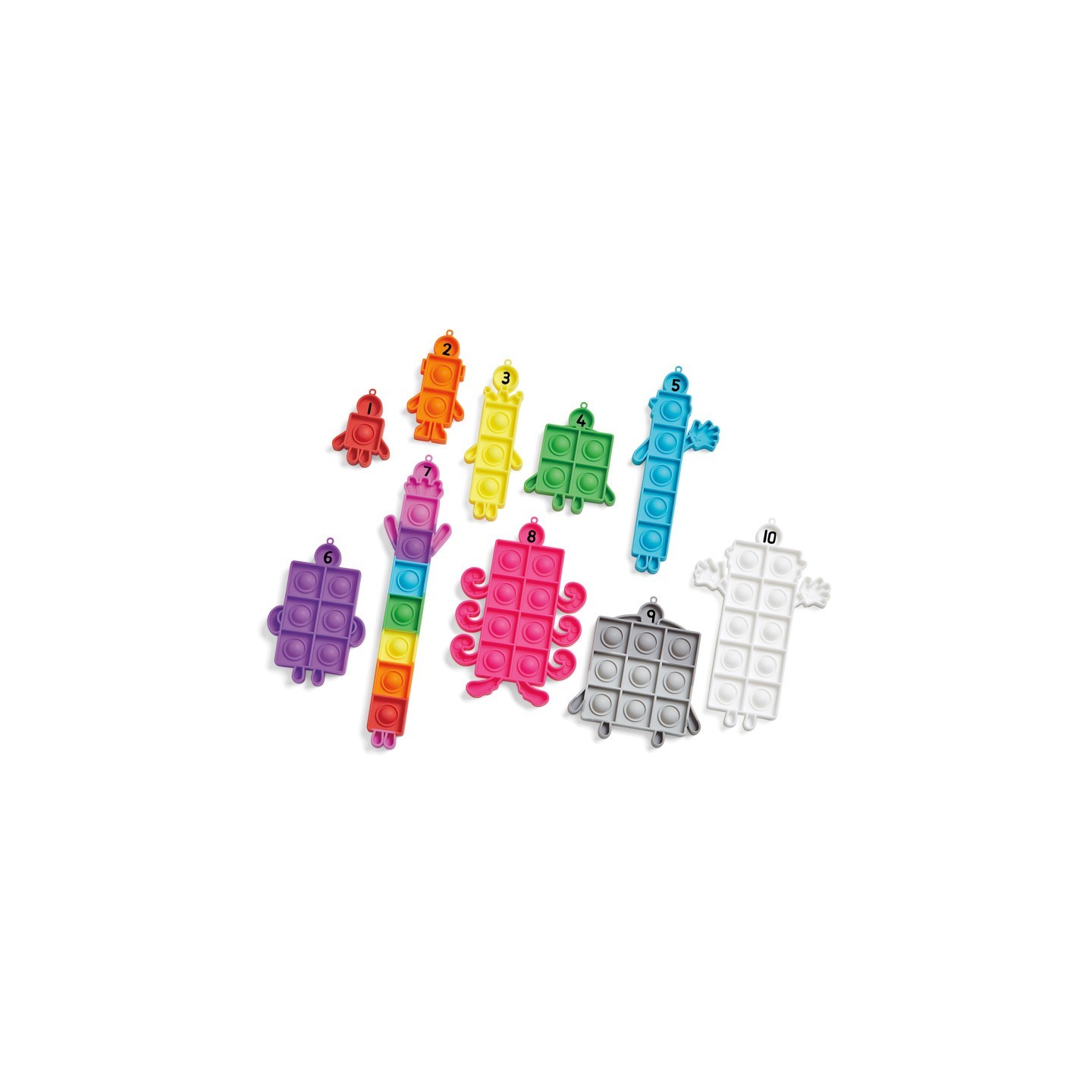 Hand2Mind Numberblocks™ Sensory Bubble Poppers